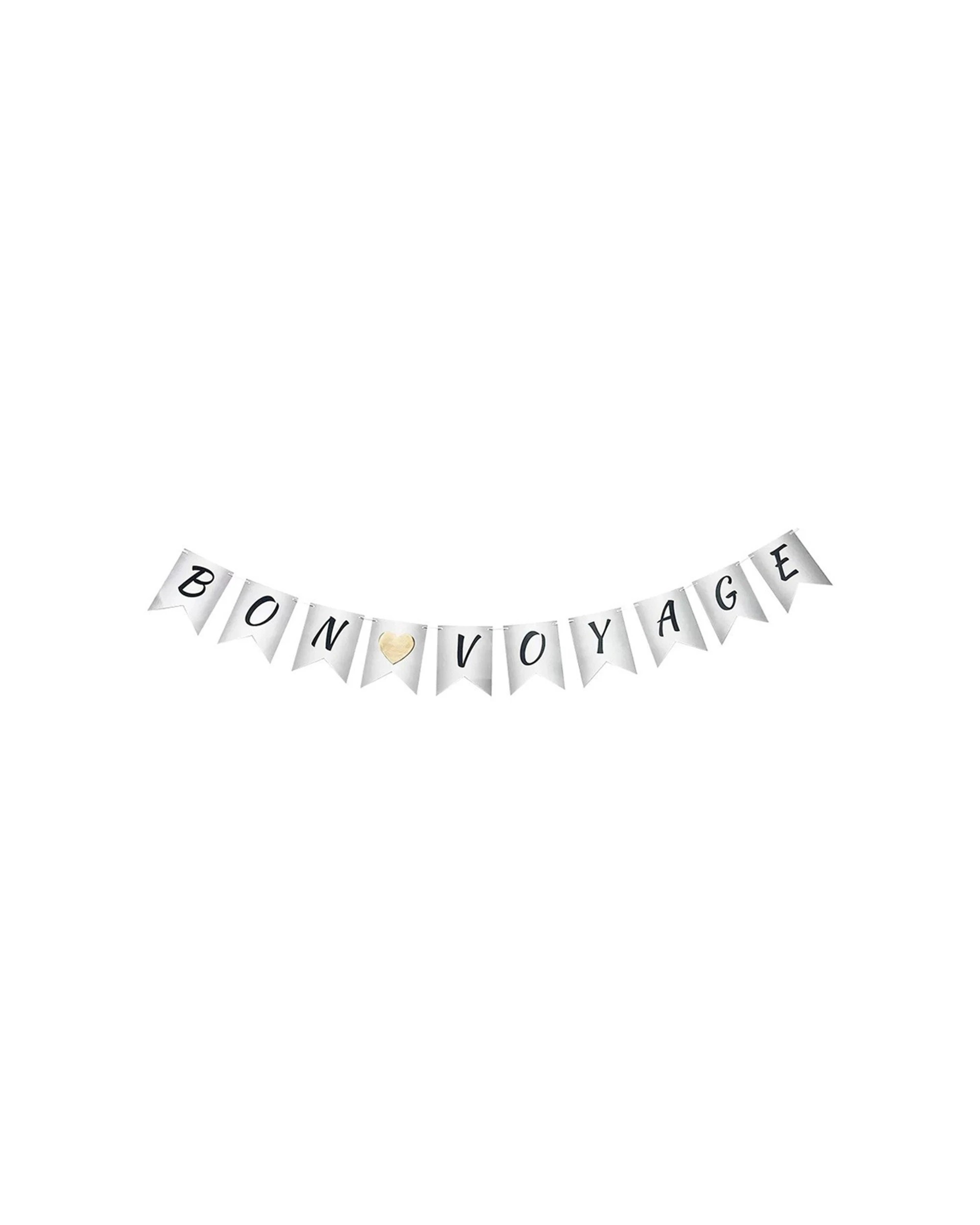 1 Party Maker Bon Voyage Banner Decoration Accessory - White, 1 of 1