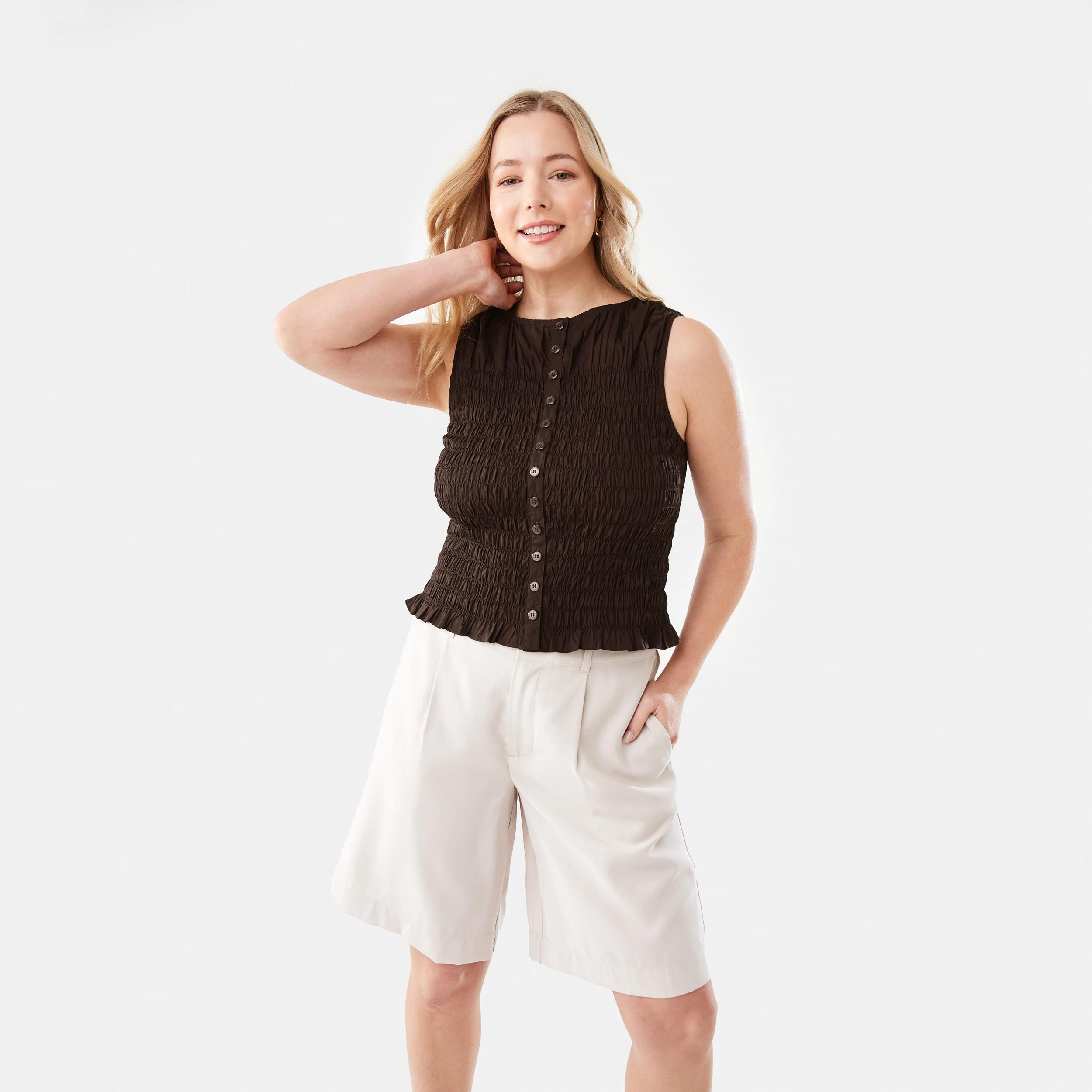 7 Tailored Bermuda Shorts NATURAL BEIGE, 7 of 7