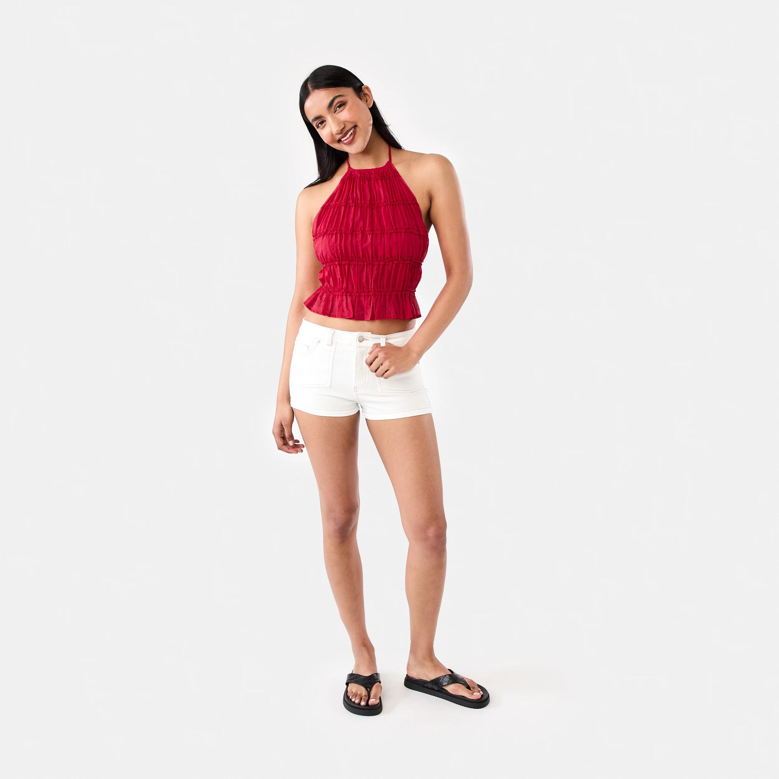 2 Tiered Strappy Top Strawberry, 2 of 10
