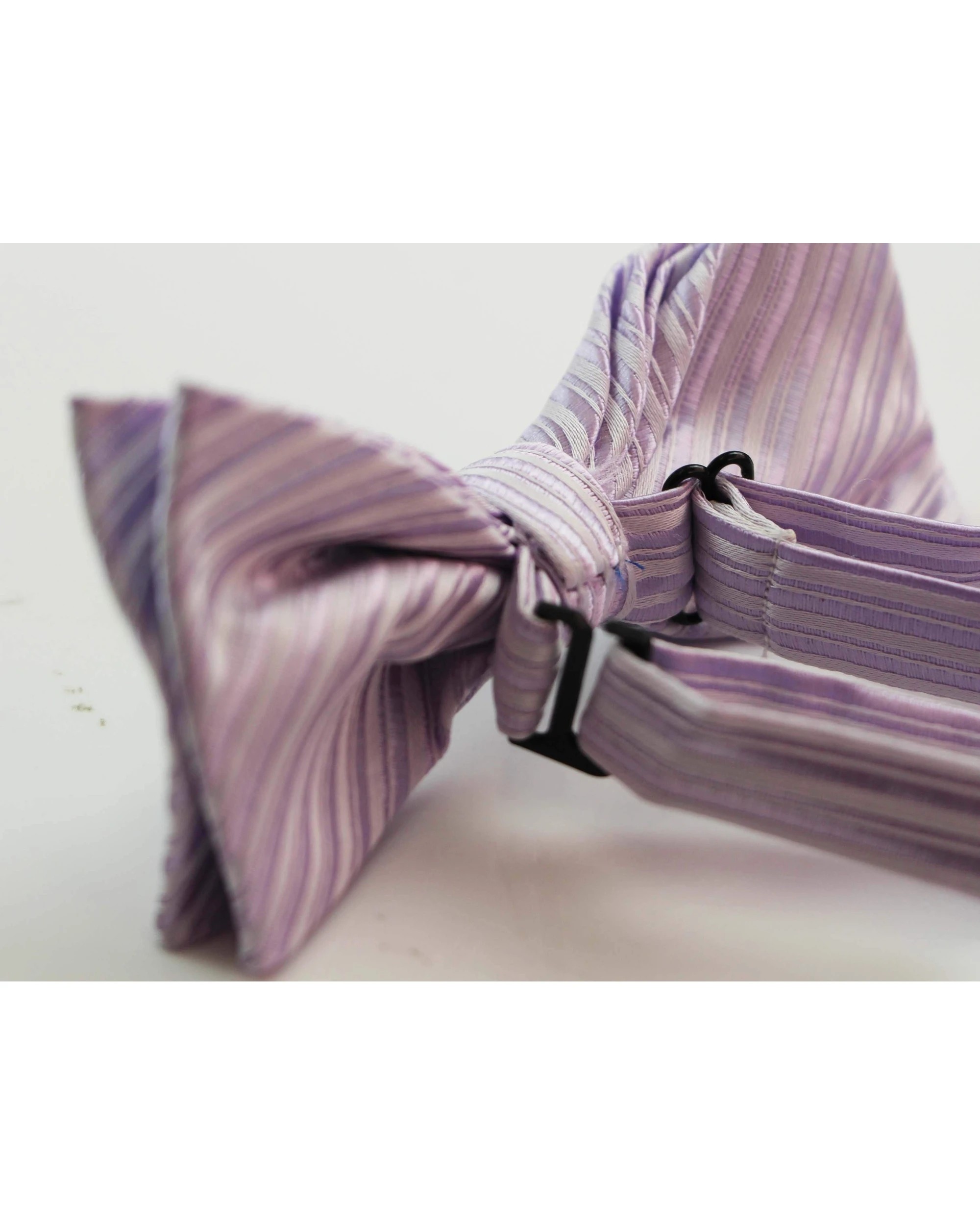 2 Zasel Mens Light Purple Patterned Bow Tie, 2 of 2