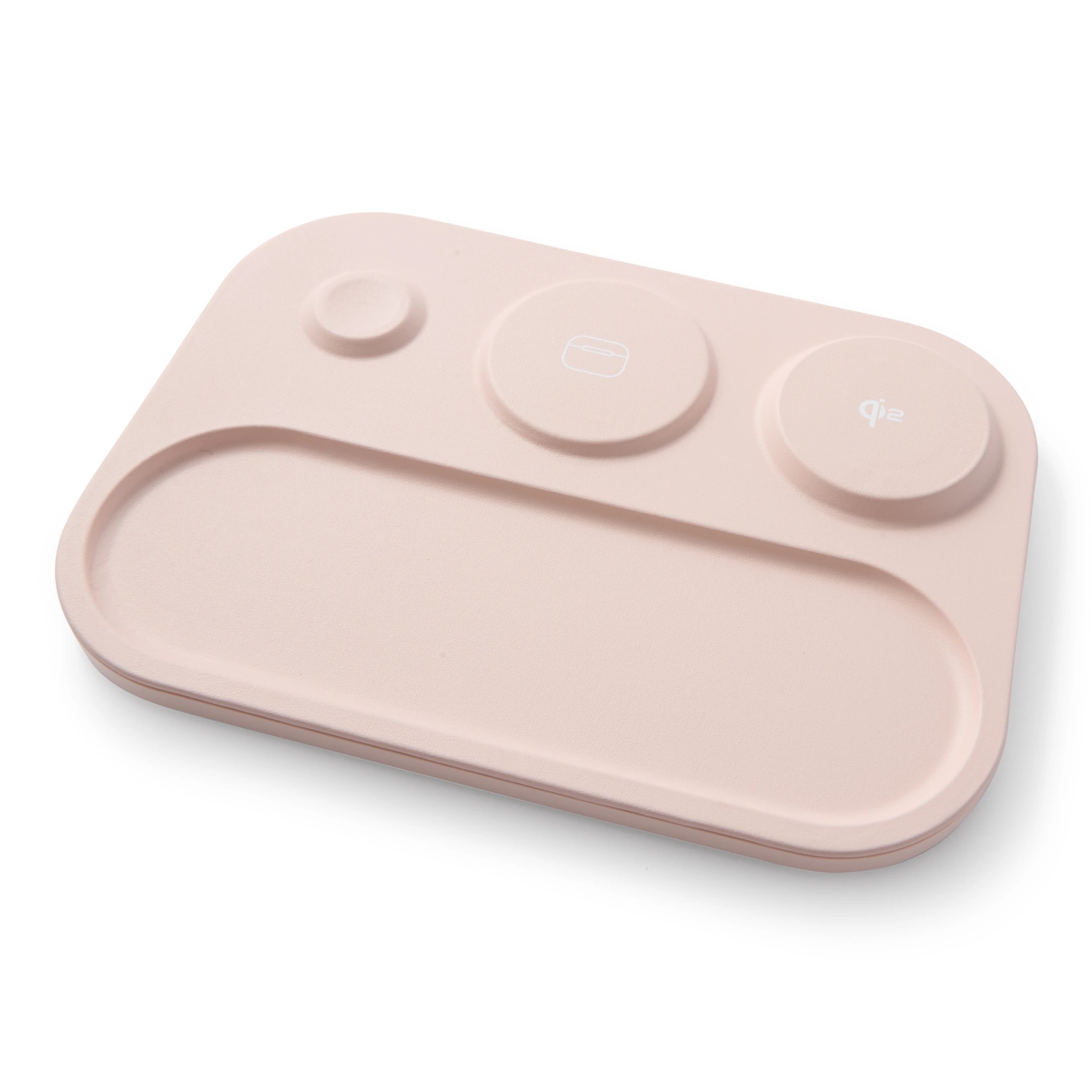 1 3-in-1 Wireless Charger Tray - Beige, 1 of 8