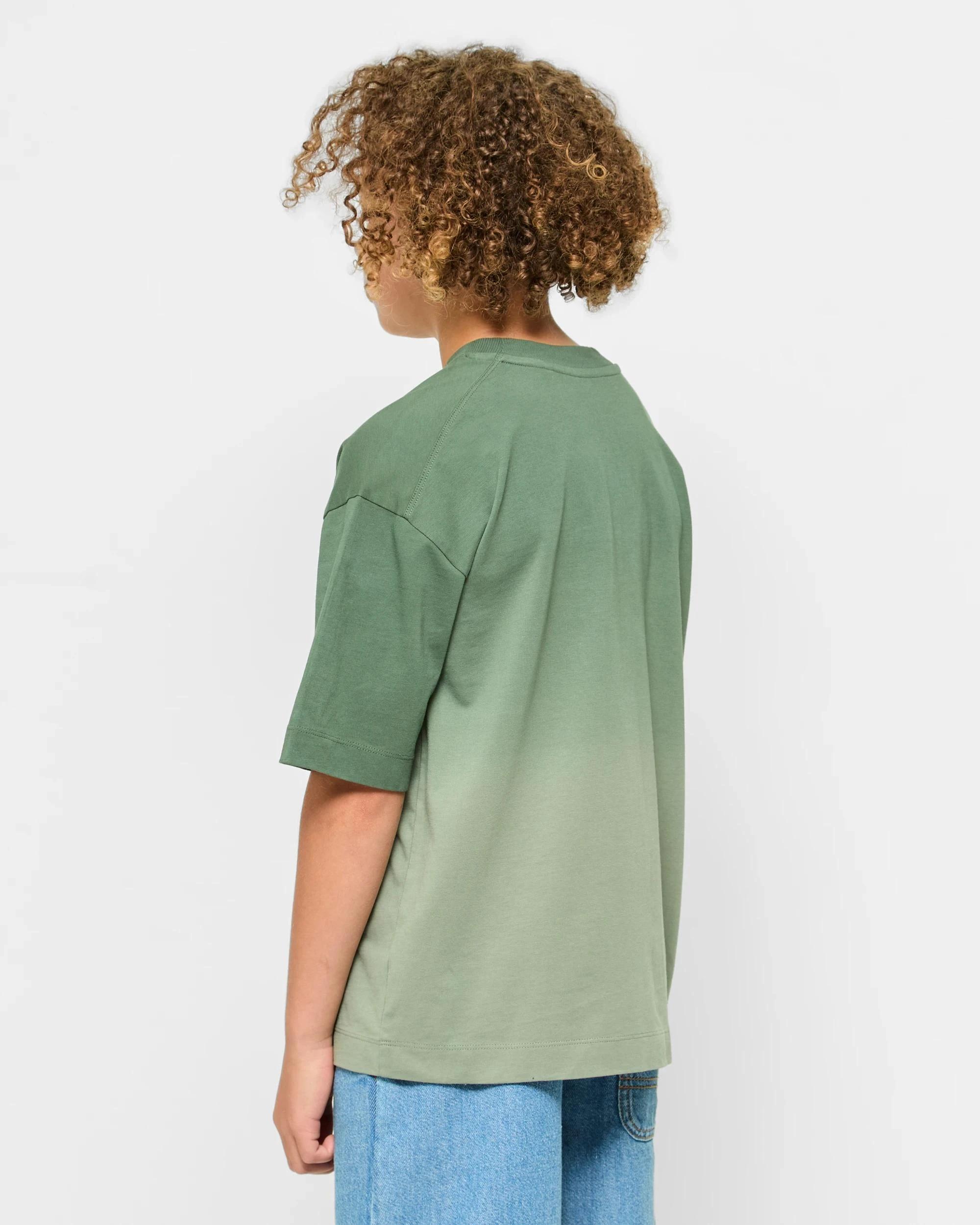 3 Target Australian Cotton Tie-Dye Oversize T-shirt GREEN, 3 of 5