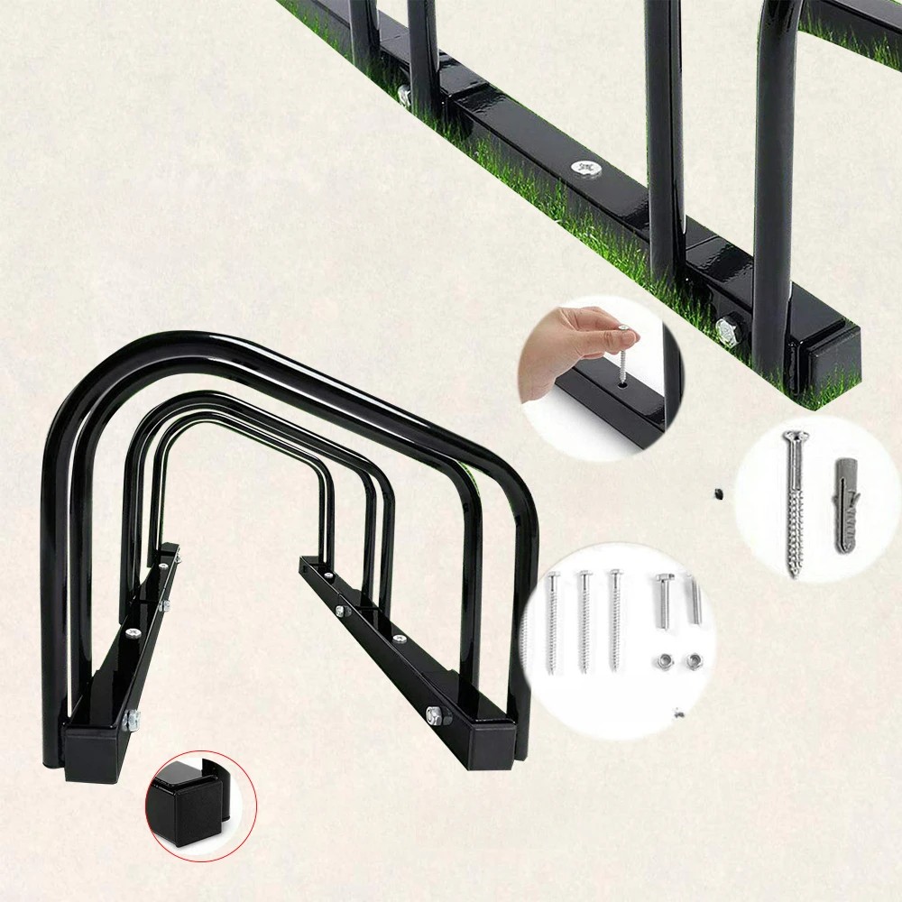 4 Elora Bicycle Upto 4 Bike Stand Rack Storage Floor Parking Holder Cycling Portable Stands, 4 of 5