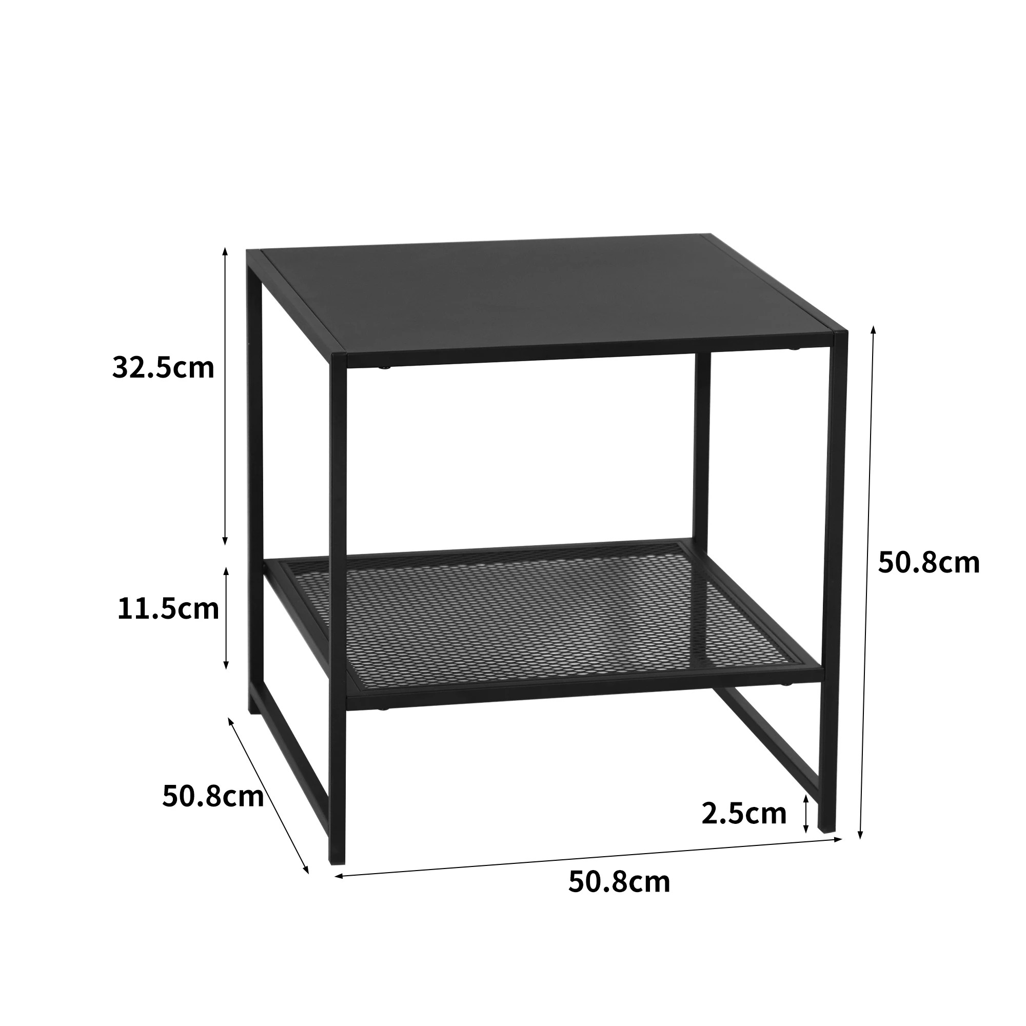 3 Levede Side Table 2-Tier - Black, 3 of 6