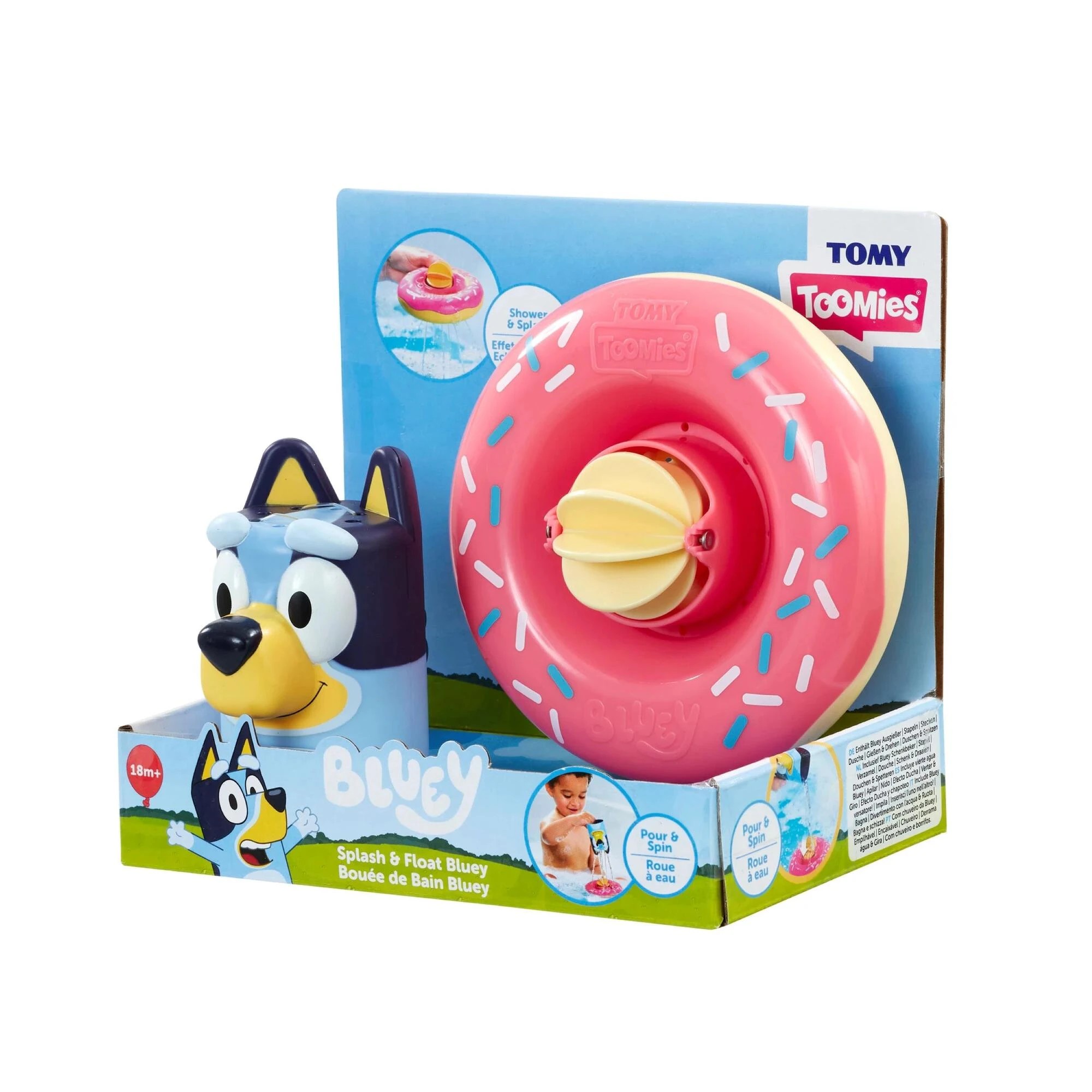 9 Bluey Splash & Float Bath/Water Toy - Assorted* - Multi, 9 of 9