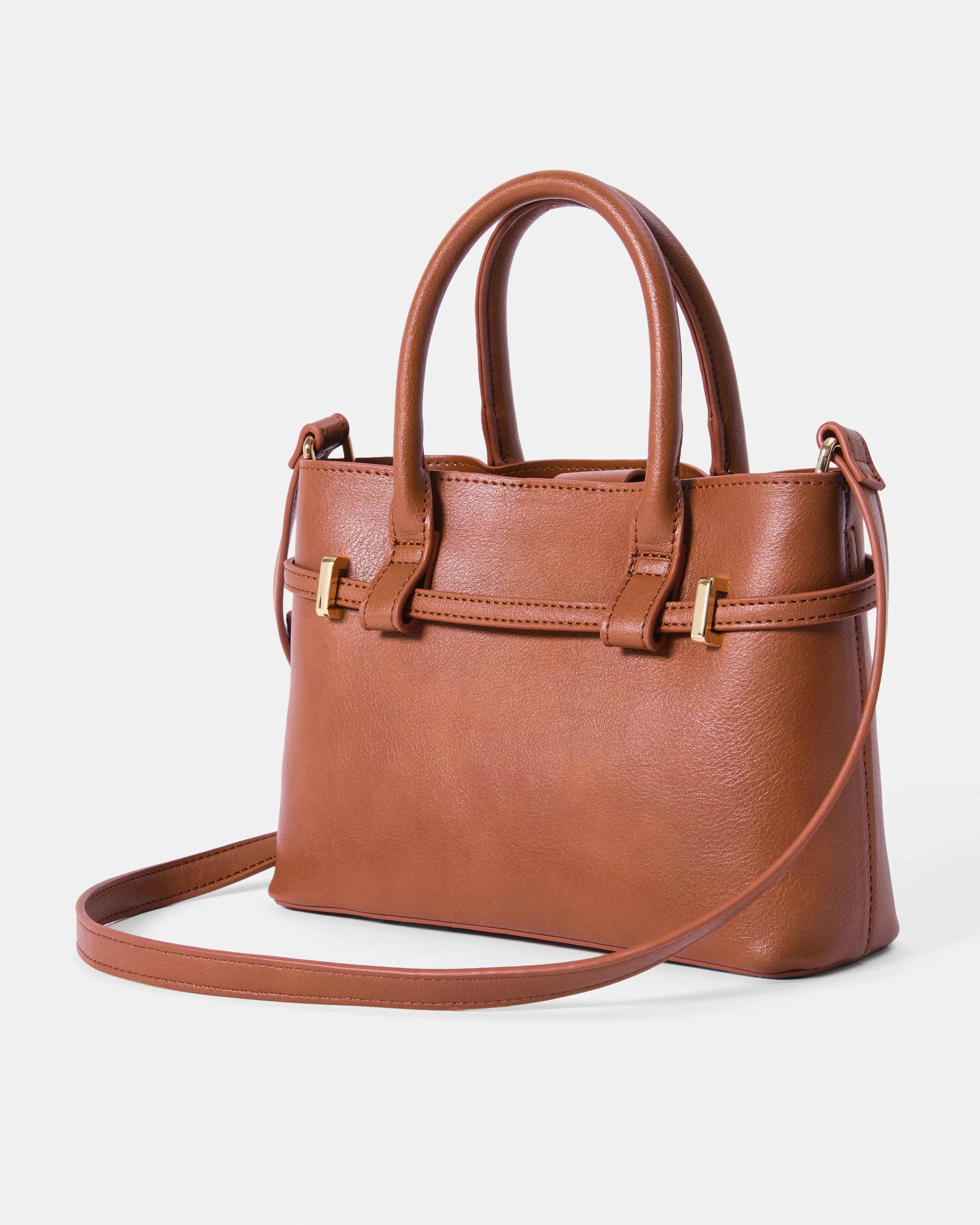 2 Top Handle Crossbody Bag Warm Umber, 2 of 8