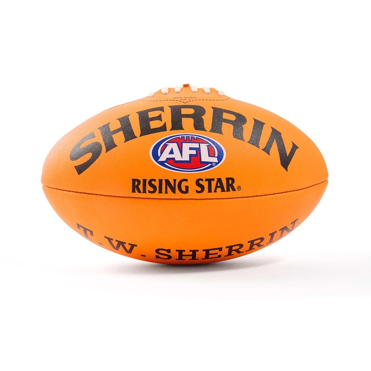 1 Sherrin AFL Rising Star Football - Size 5, Orange, 1 of 4
