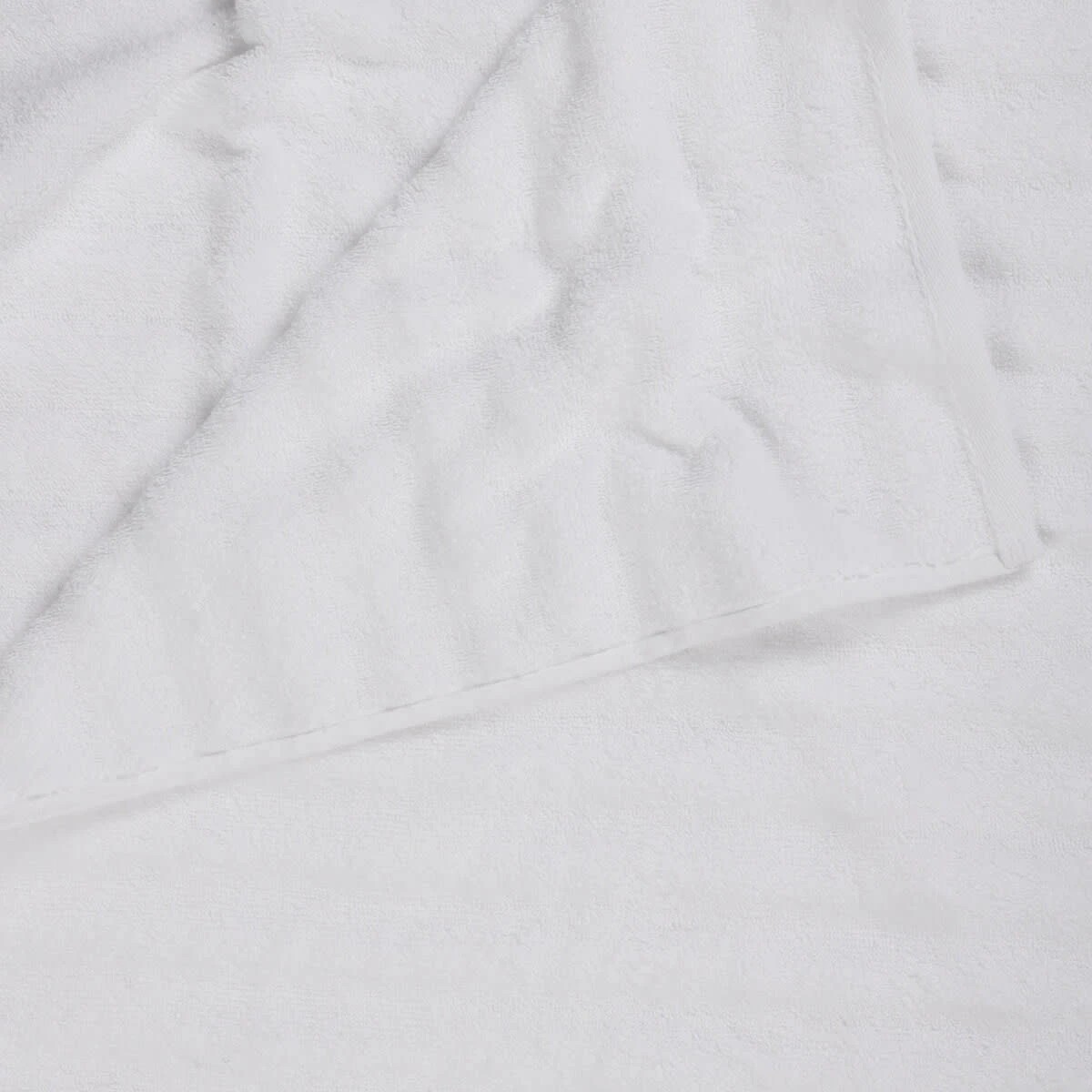 2 Thick Ribbed Australian Cotton Bath Sheet - White, 2 of 5