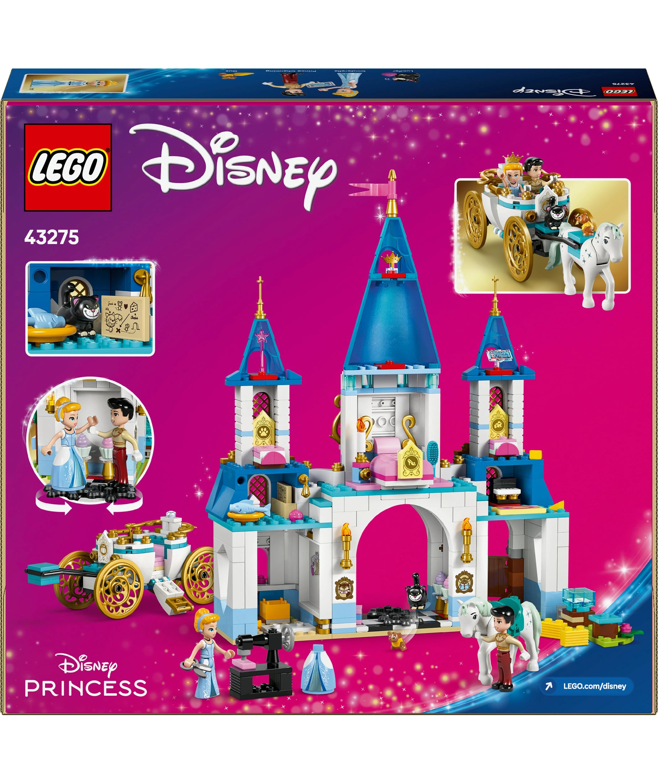 10 LEGO Disney Princess Cinderella's Castle & Horse Carriage 43275, 10 of 10