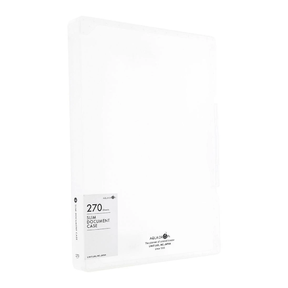 1 Aqua Drops Slim Document Case A4 Clear, 1 of 4