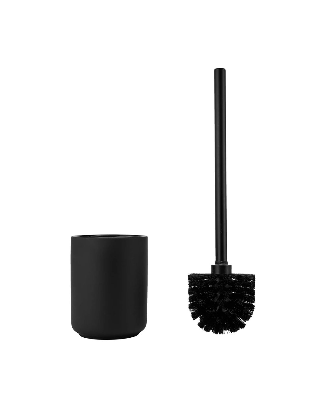 1 Soft Touch Toilet Brush Black, 1 of 9