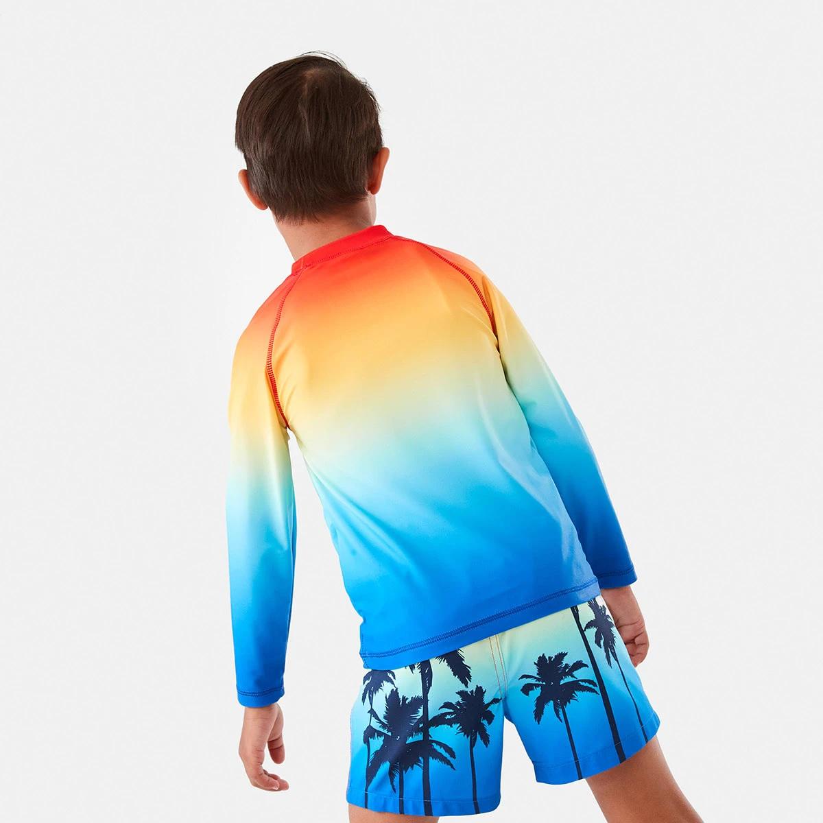 2 Ombre Long Sleeve Rash Vest Ombre, 2 of 8