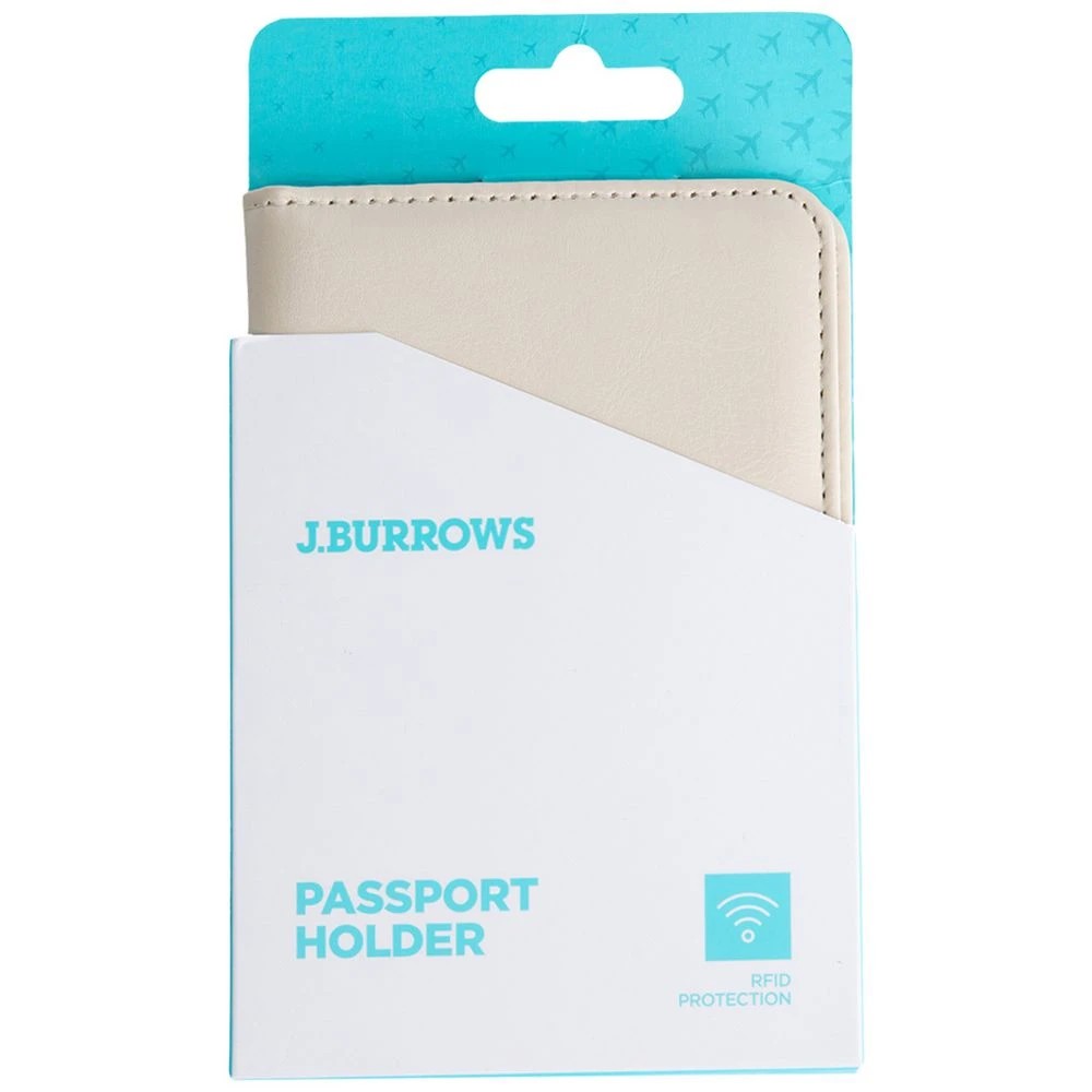 5 J.Burrows Passport Holder Beige, 5 of 5