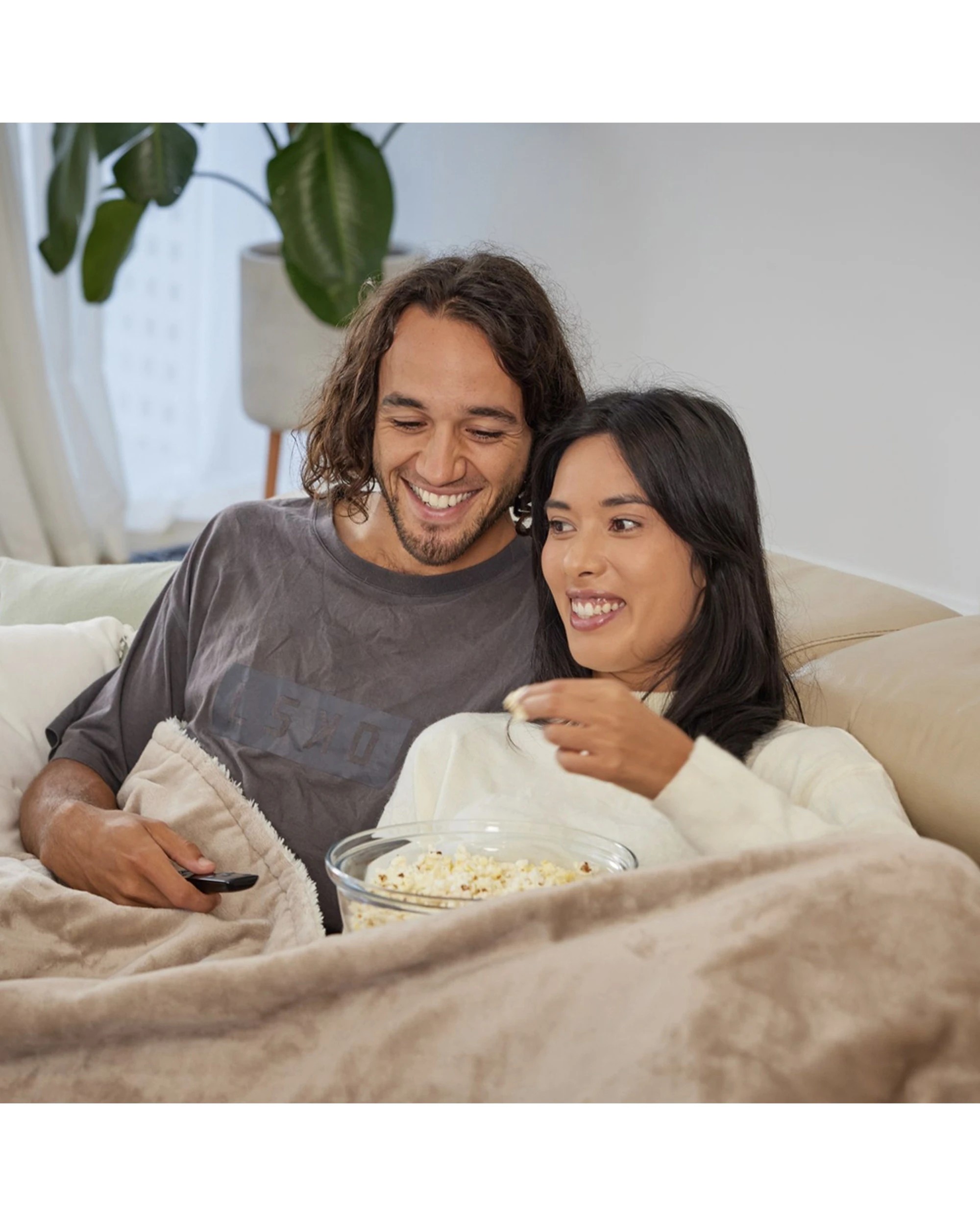 7 Homedics Heated Throw Blanket- Cream, 7 of 8