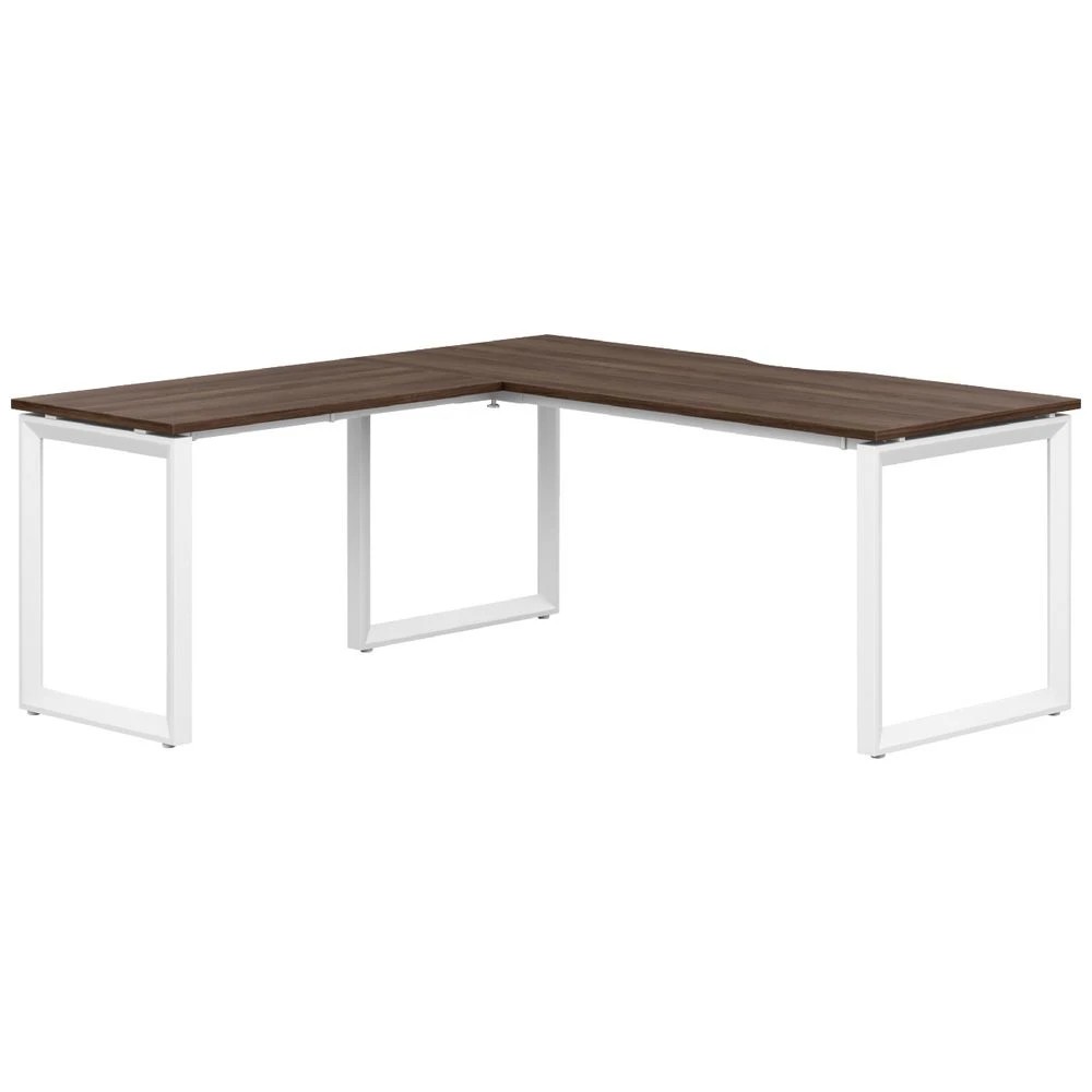 1 Stilford S2 Pro V1 Workstation 1800 x 750mm Walnut/White Desks, Tables and Workstations, 1 of 2