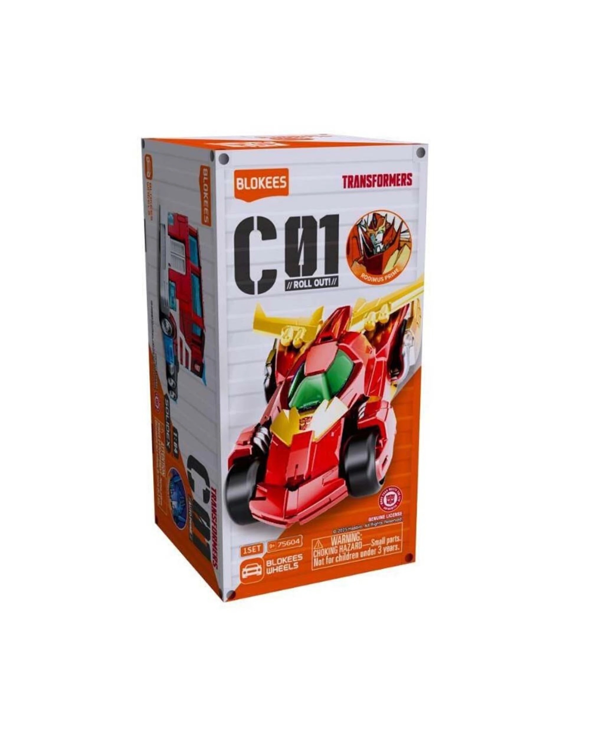 1 Transformers - Blokees Wheels C01 Auto Prime Blind Box (Single Box), 1 of 1