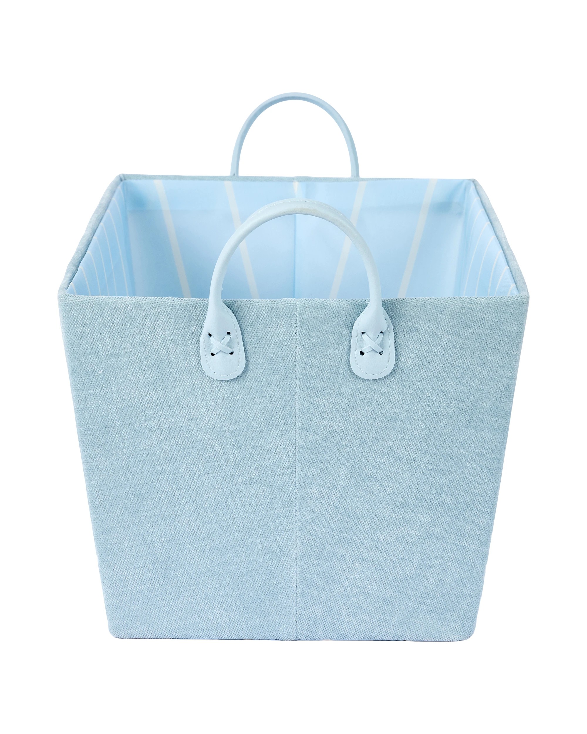 2 Tapered Chenille Basket - Blue, 2 of 5