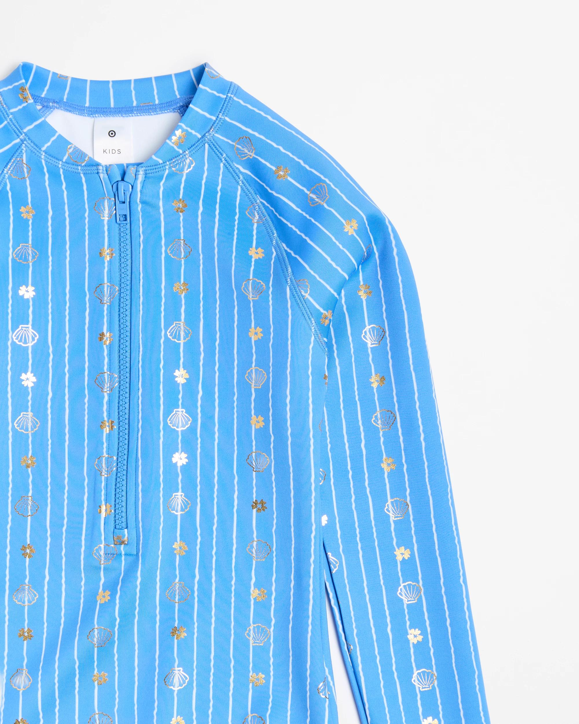 2 Target Shell Stripe Swim Surfsuit BLUE / STRIPE, 2 of 3