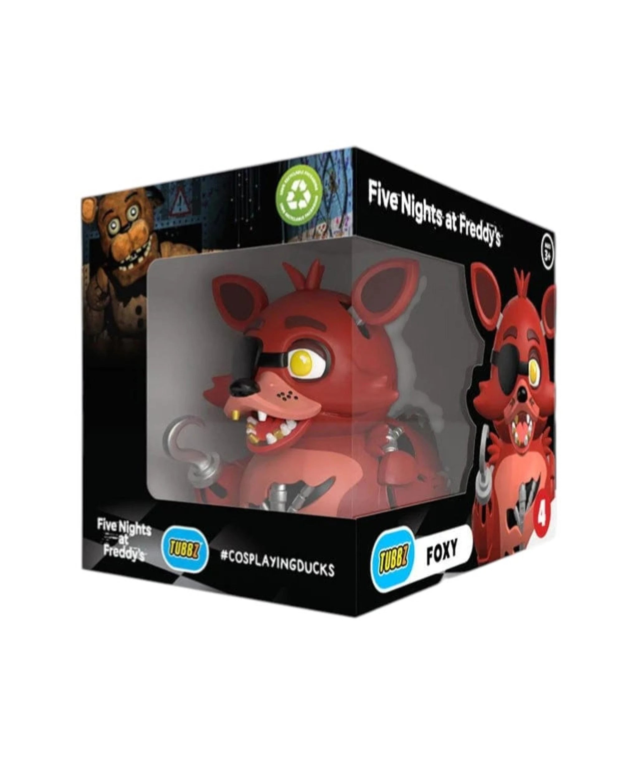 1 TUBBZ Five Nights at Freddy's Foxy Boxed Edition Cosplaying Duck Figure, 1 of 7