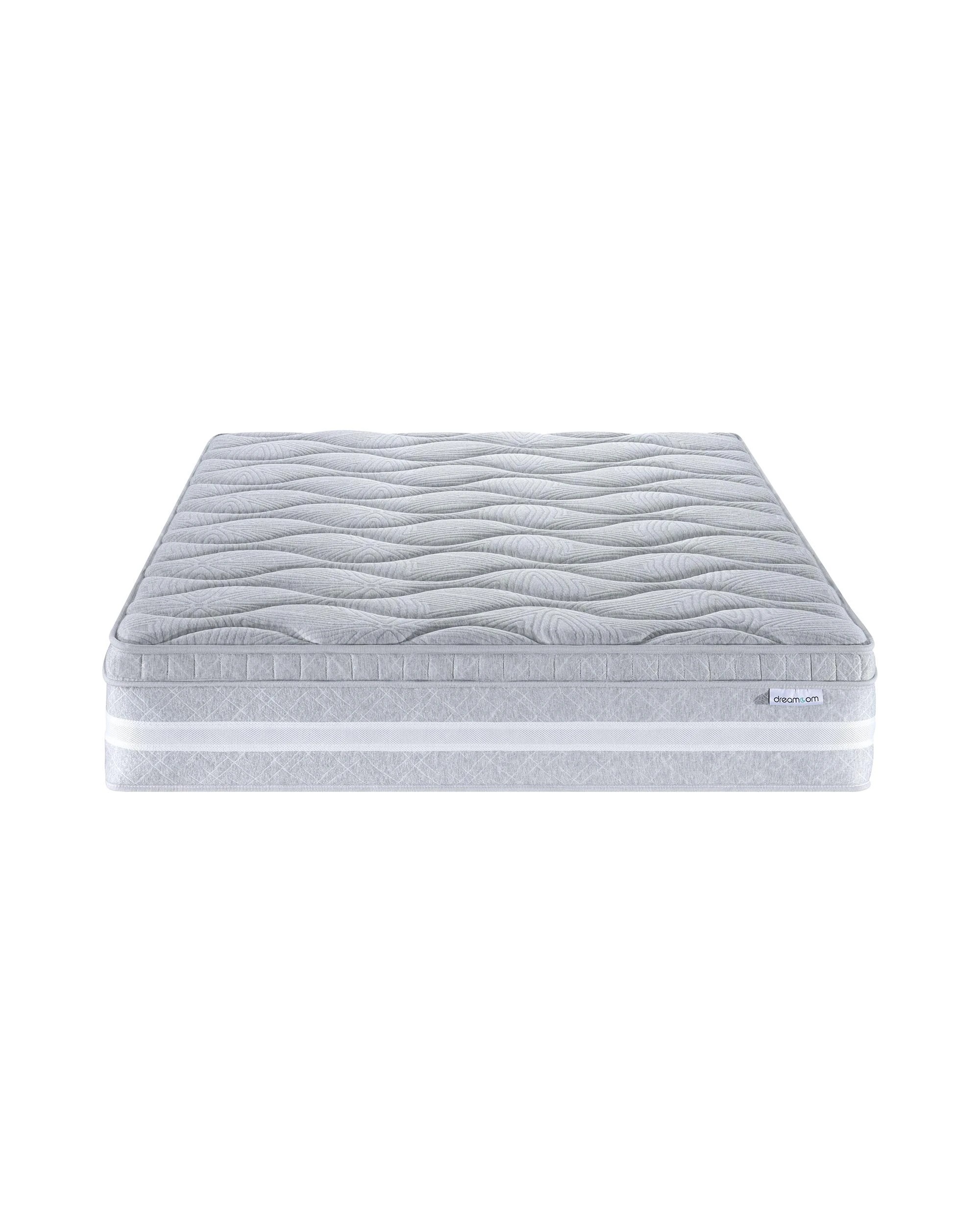 4 Kodu Luxury Eurotop Pocket Spring Mattress King - King Bed - Grey, 4 of 9