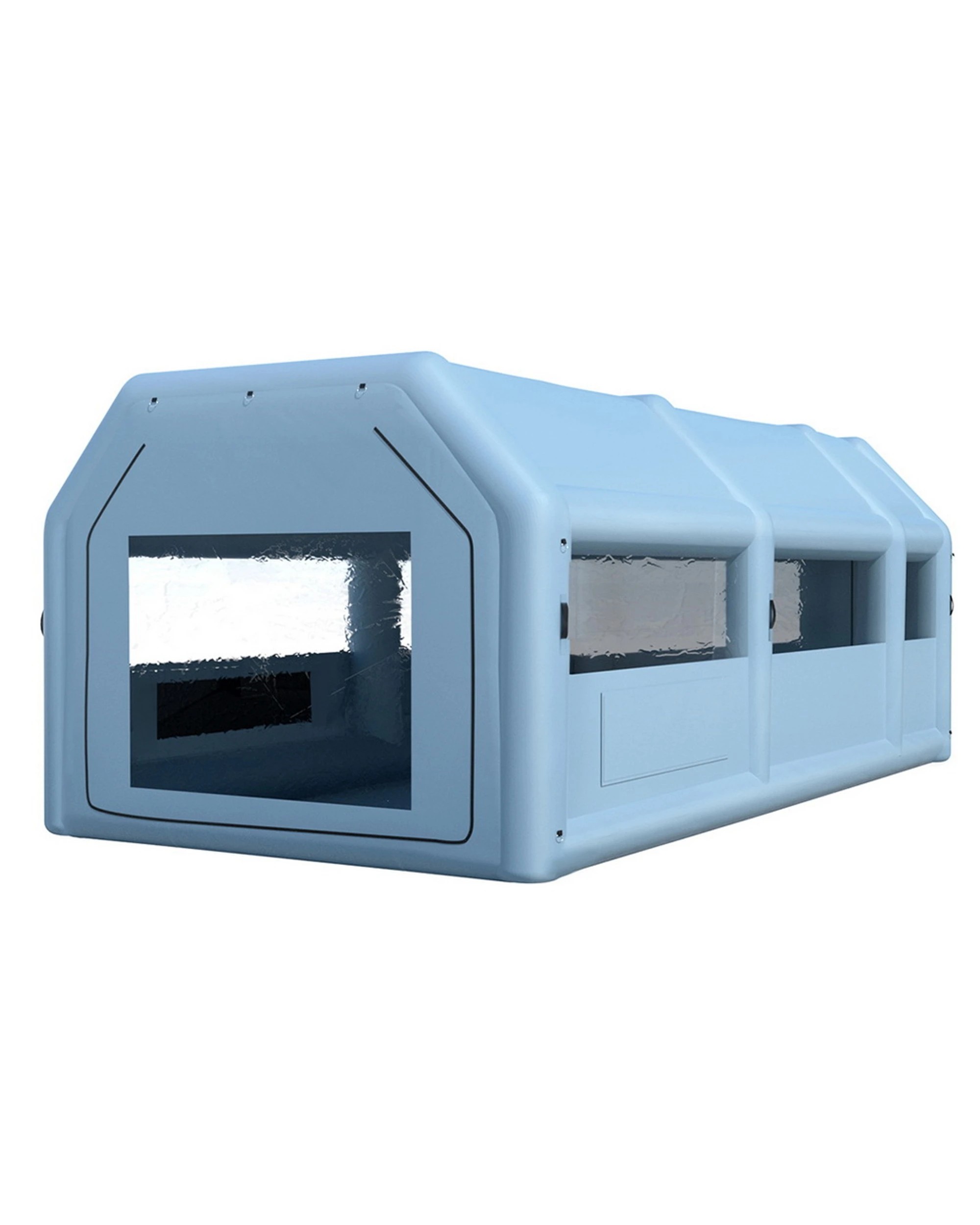 1 Giantz Inflatable Spray Booth 8.5X4.6M Car Paint Tent Filter System 2 Blowers - Blue, 1 of 6