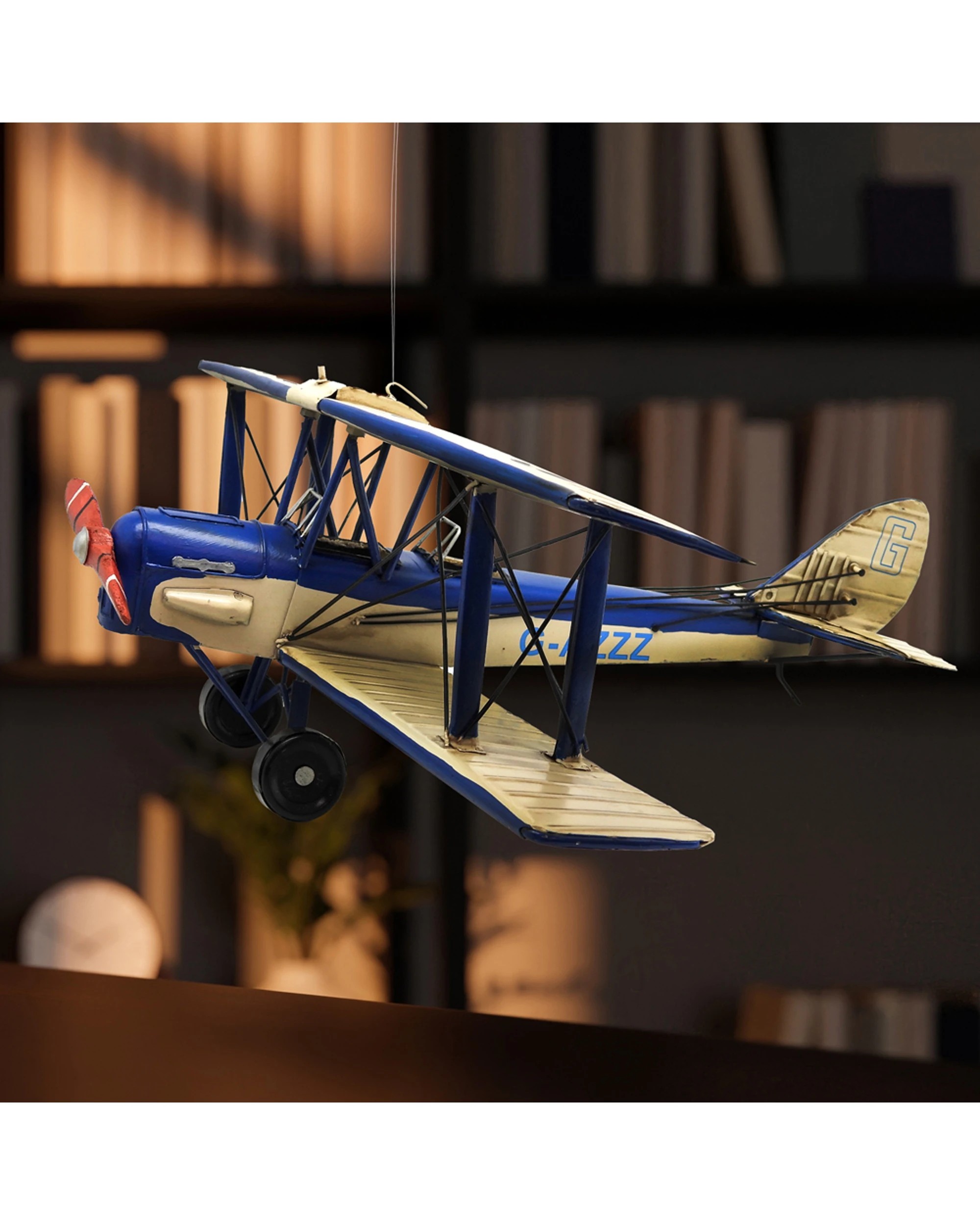 5 Boyle Metal Ornament Home Decor Collectible Tiger Moth Plane 50x48x18.5cm - Multi, 5 of 5