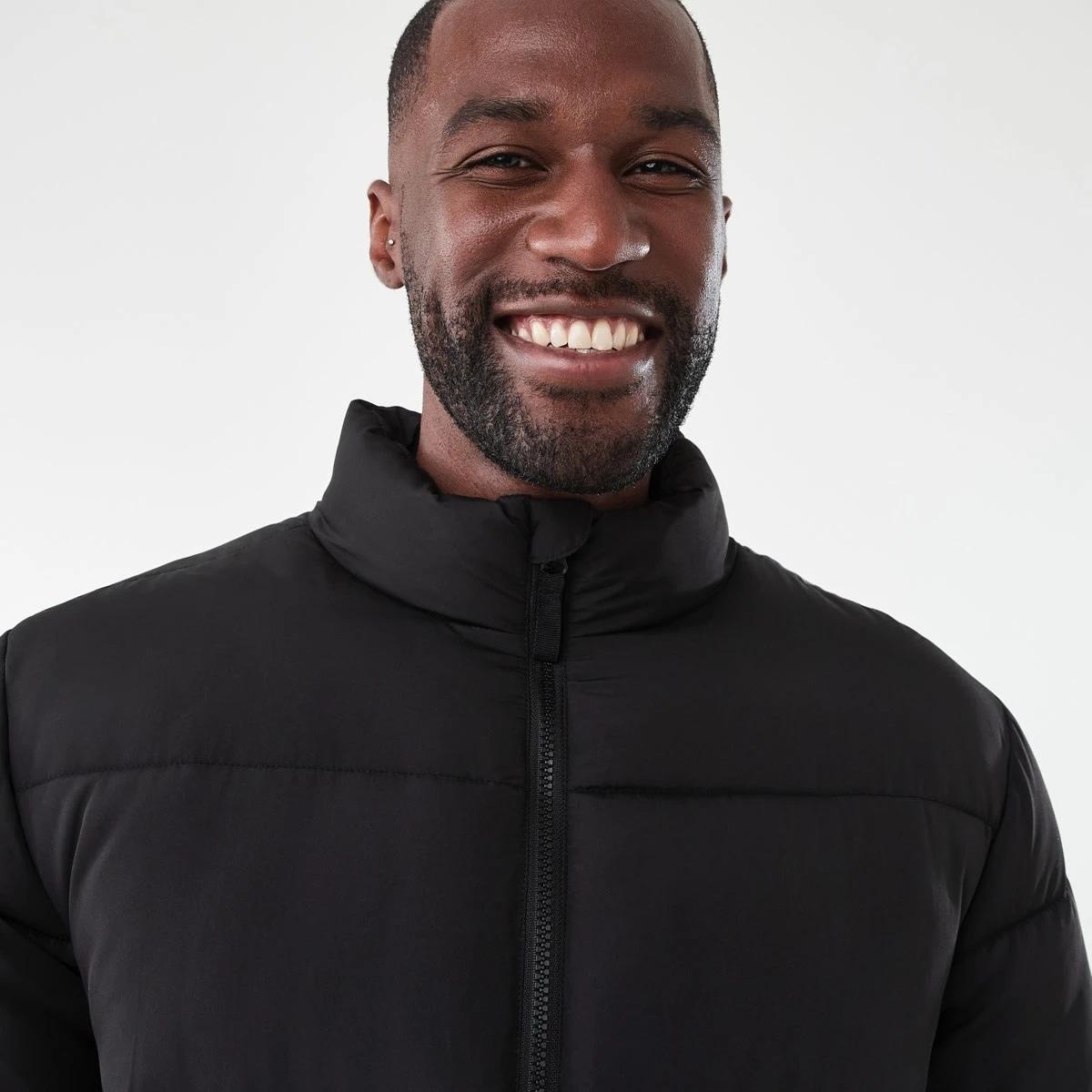 5 Funnel Neck Puffer Jacket Black, 5 of 7