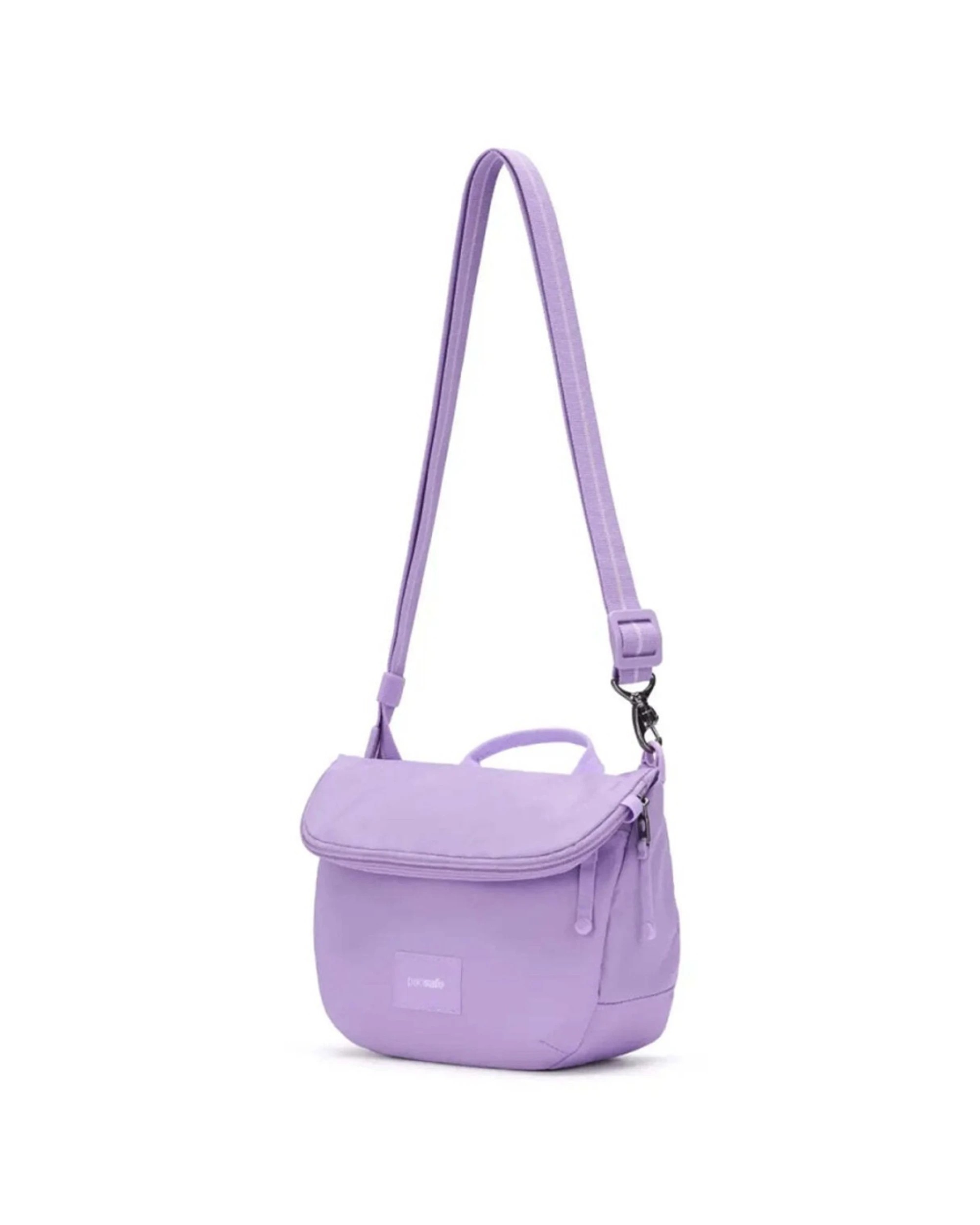 5 Pacsafe Go Anti-Theft RFID Blocking Expandable Saddle Crossbody Bag Secure Lavendar - Purple, 5 of 8