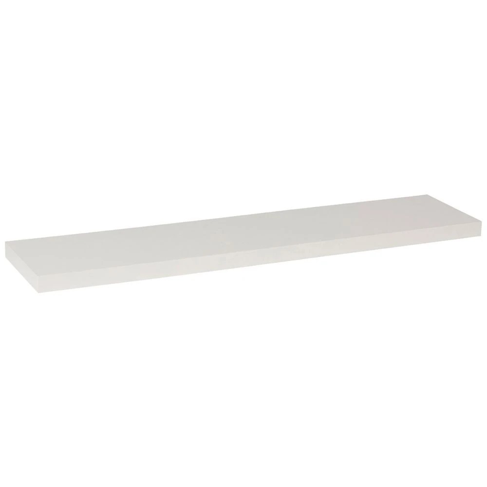 1 Horsen Floating Shelf 1100mm White Shelves Home Office Storage, 1 of 4