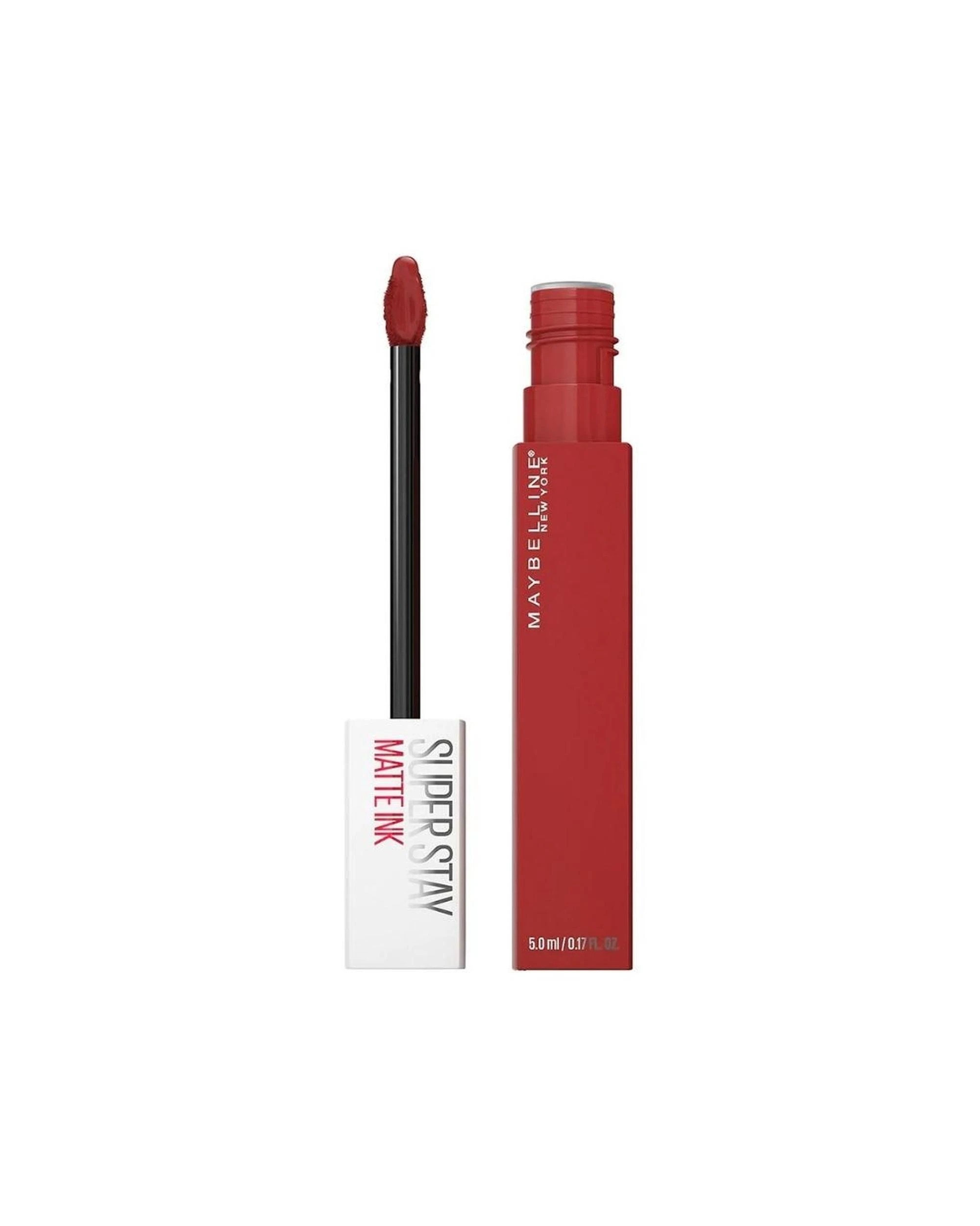 2 Maybelline SuperStay Matte Ink Longwear Liquid Lipstick 5mL - 335 Hustler - Red, 2 of 2
