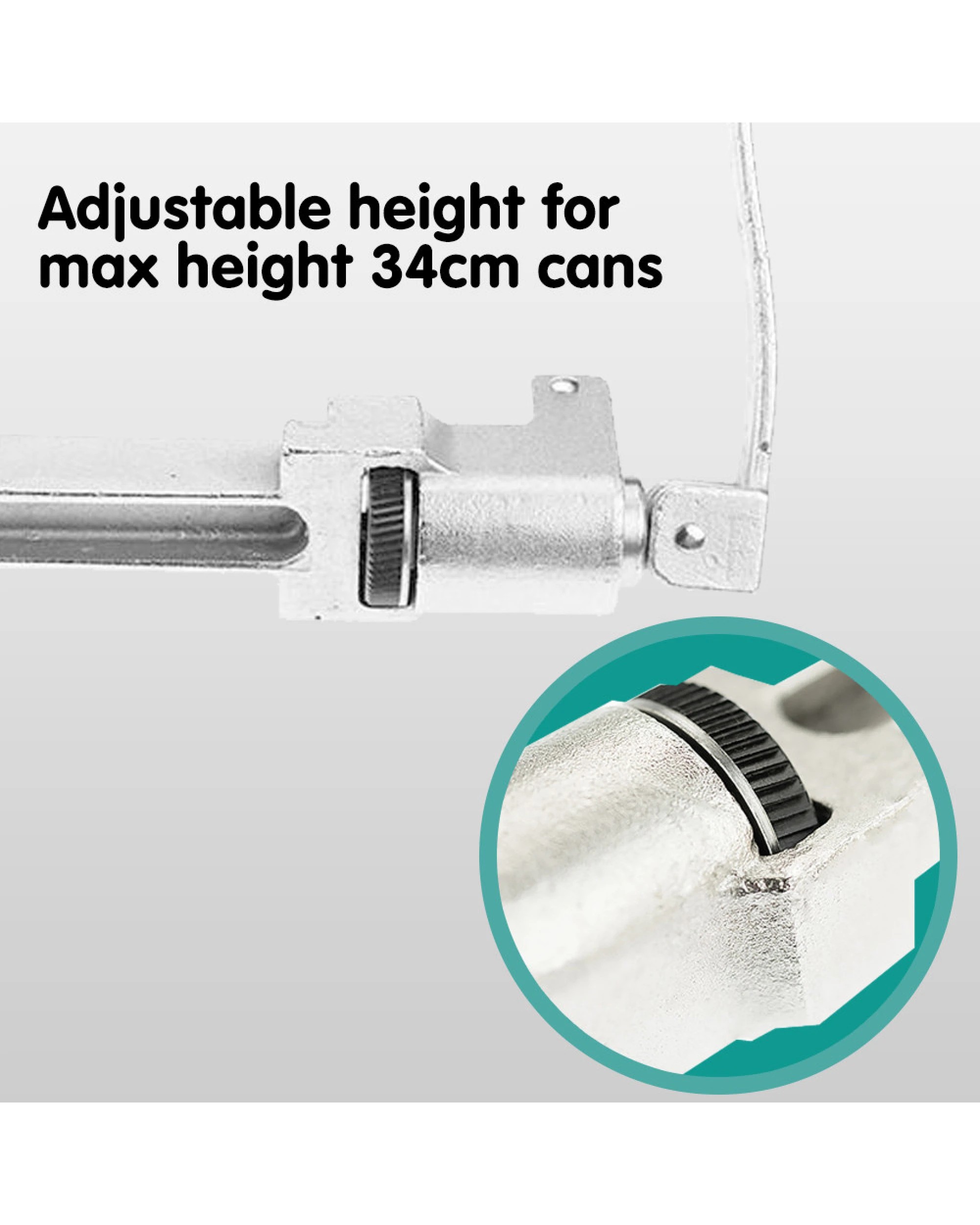 7 Heavy Duty Can Opener Kitchen Tool Counter Bench Top, 7 of 8