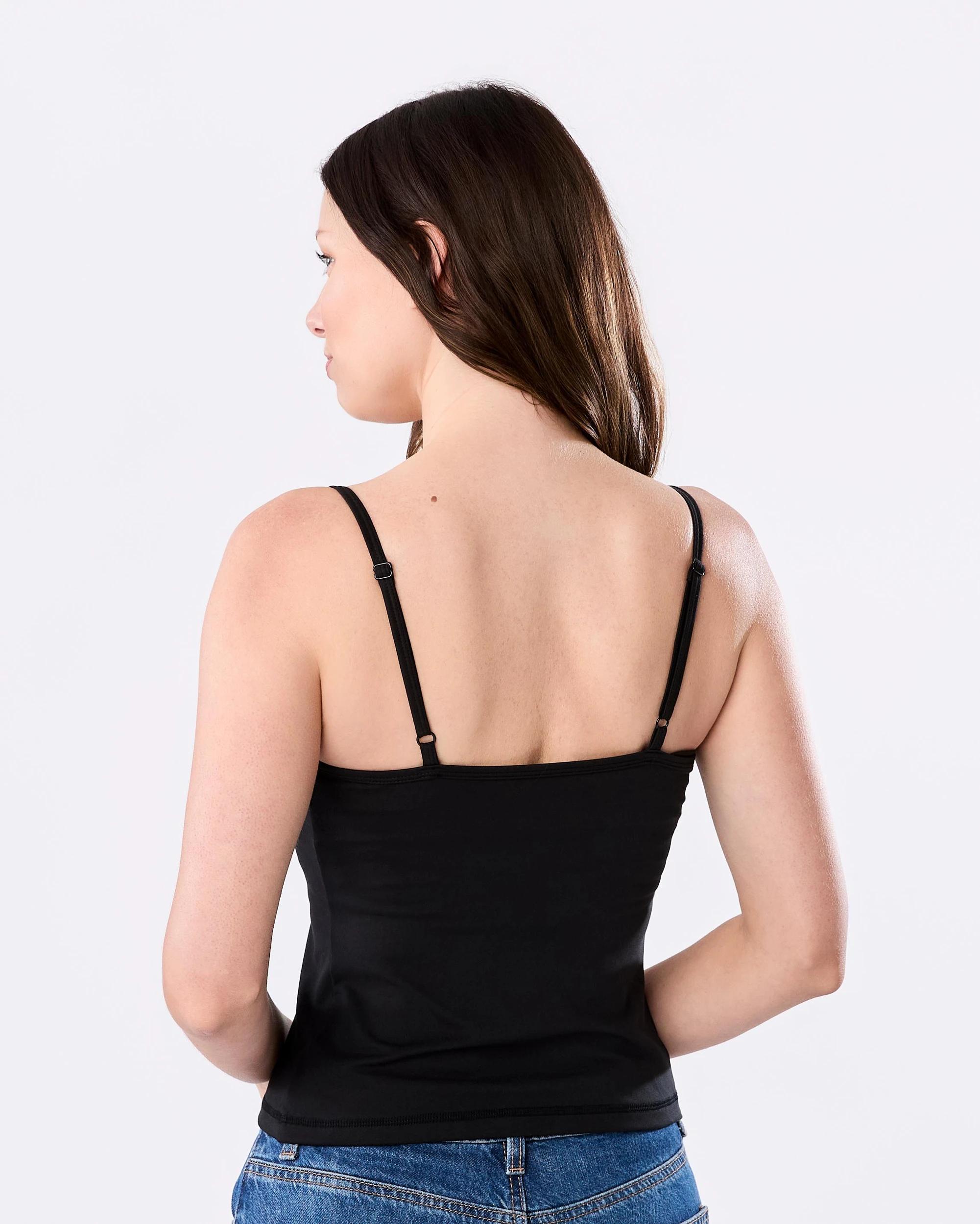 3 Active Womens Ultrasoft Shelf Tank Black, 3 of 9