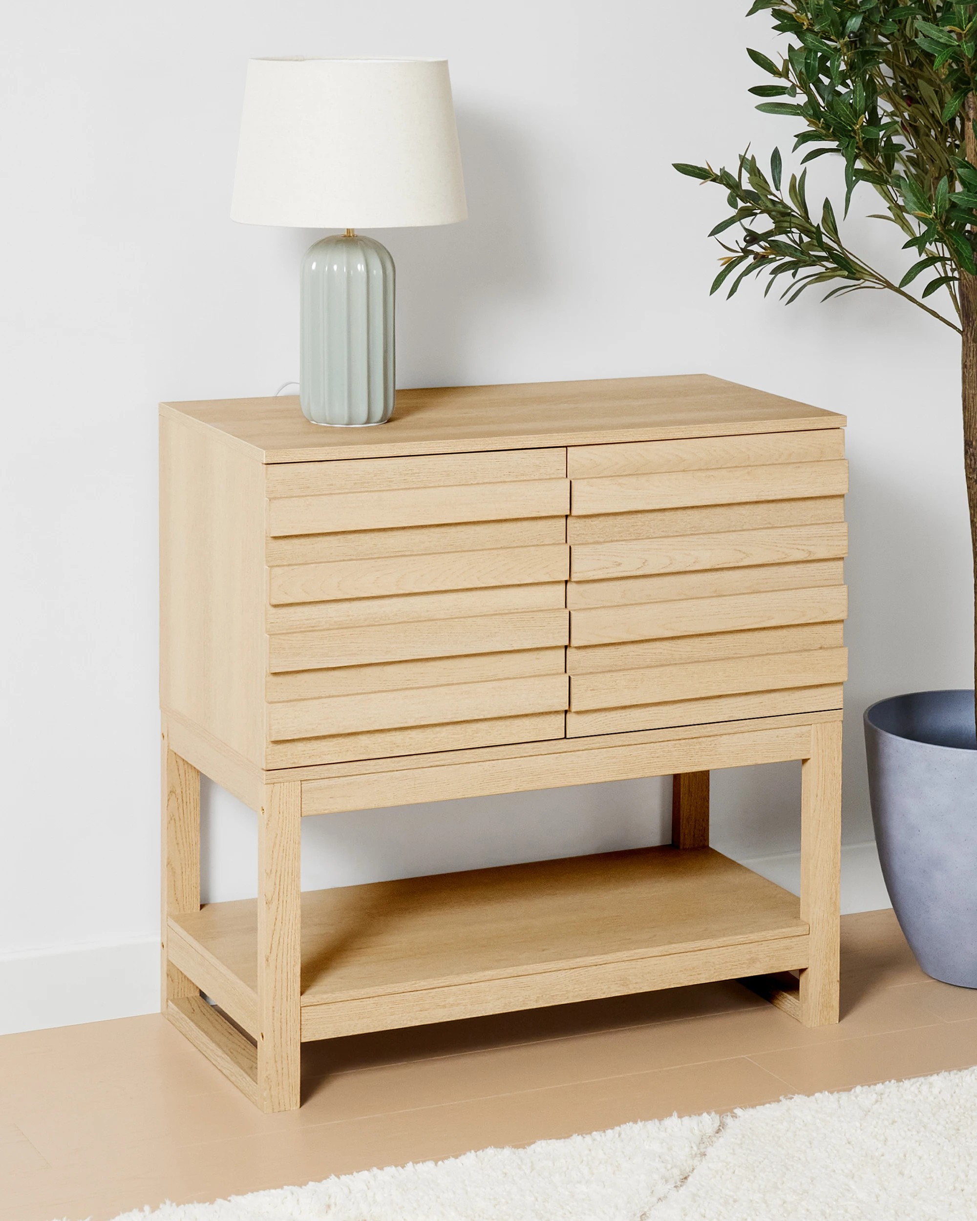 2 Sadie 2 Door Cabinet with Shelf, 2 of 8