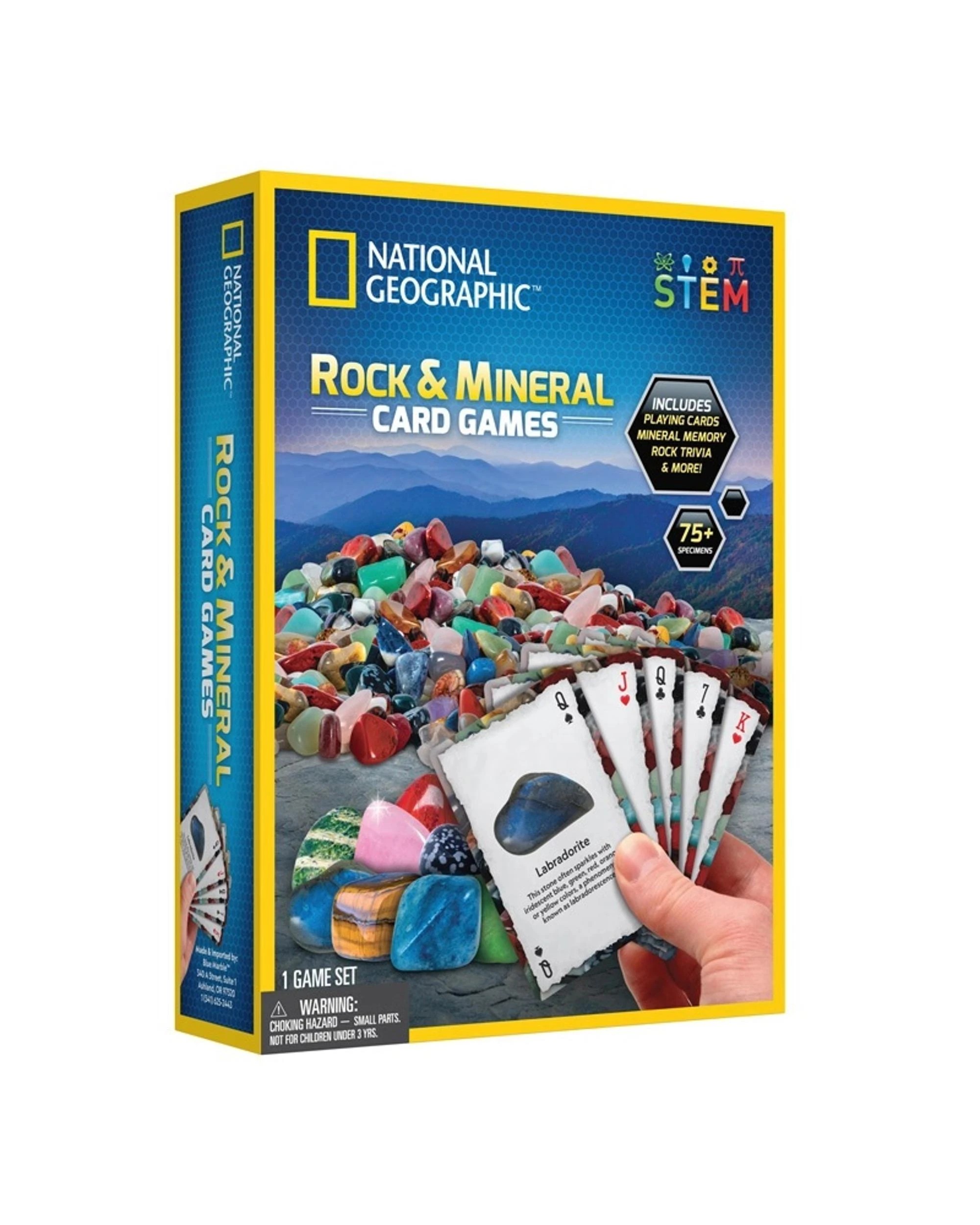 1 National Geographic Rock + Mineral Card Games Science Kit, 1 of 2