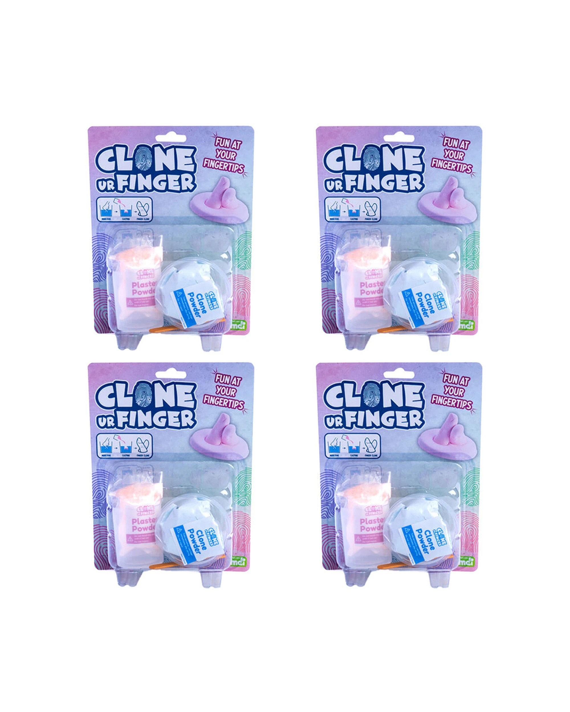 1 MDI 4PK Clone Your Finger DIY Sculpture Kid's Sensory Toy Craft Kit 8y+ - Multi, 1 of 7