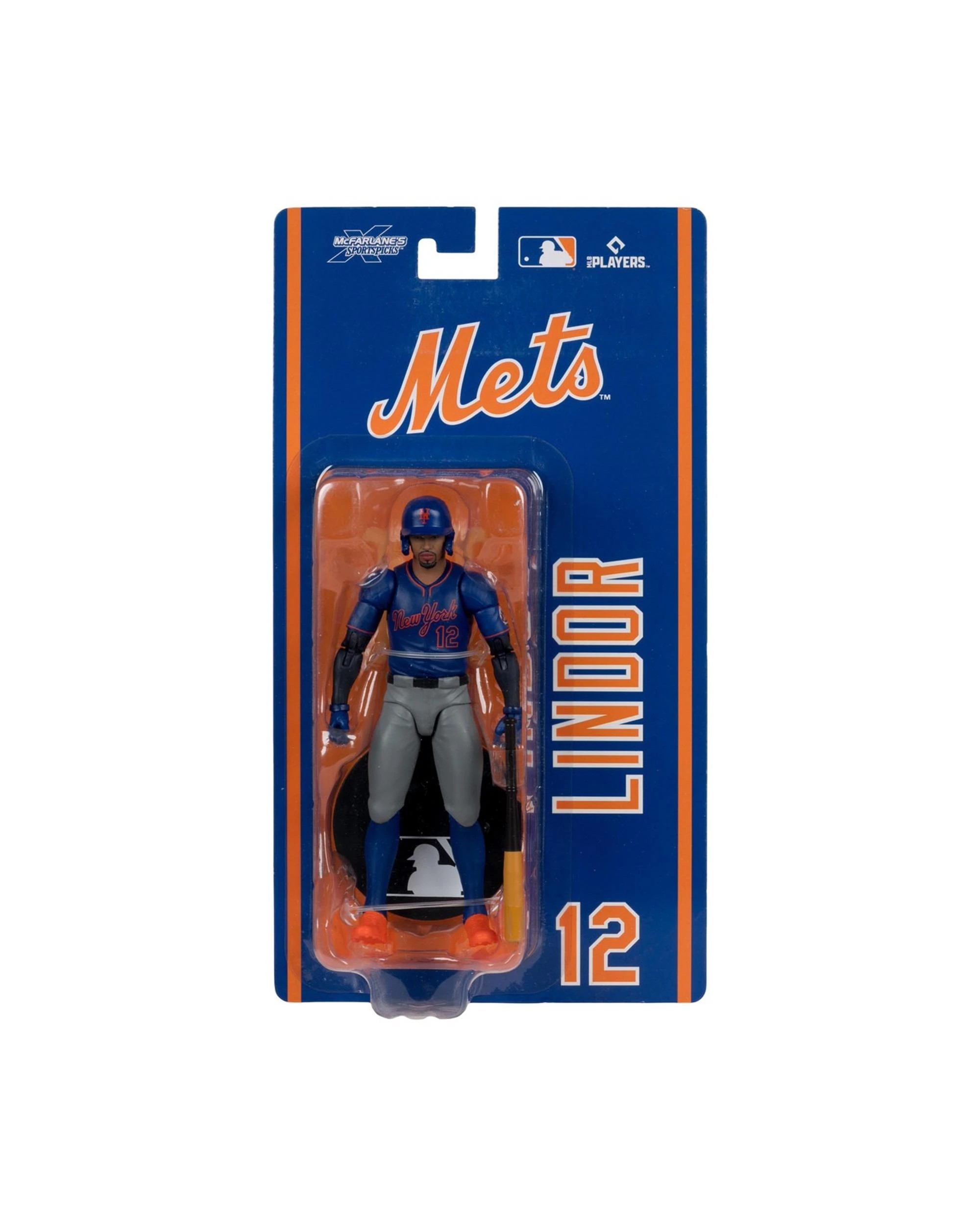 8 McFarlane SportsPicks MLB Mets Francisco Lindor 6 inch Articulated Figure, 8 of 9