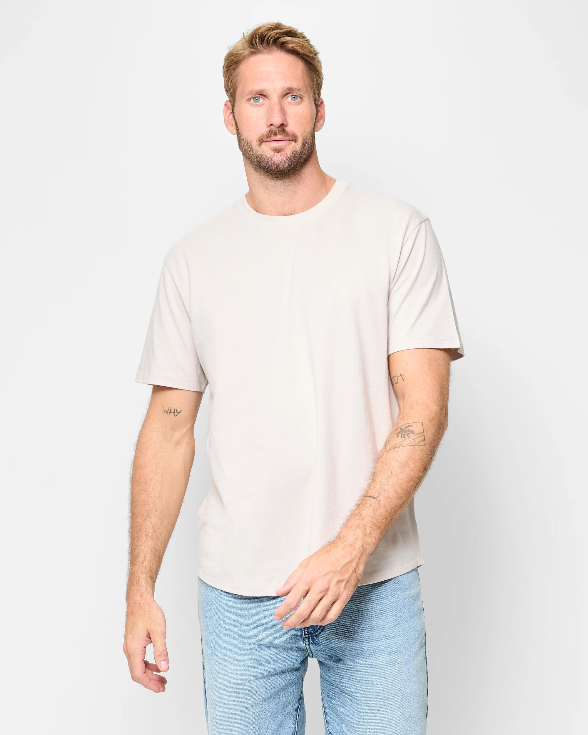 1 Target Australian Cotton T-Shirt LIGHT GREY, 1 of 5