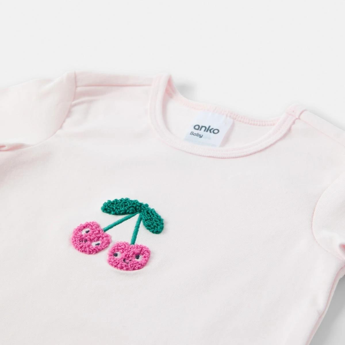 6 Shorts Set Pnk Cherry, 6 of 6