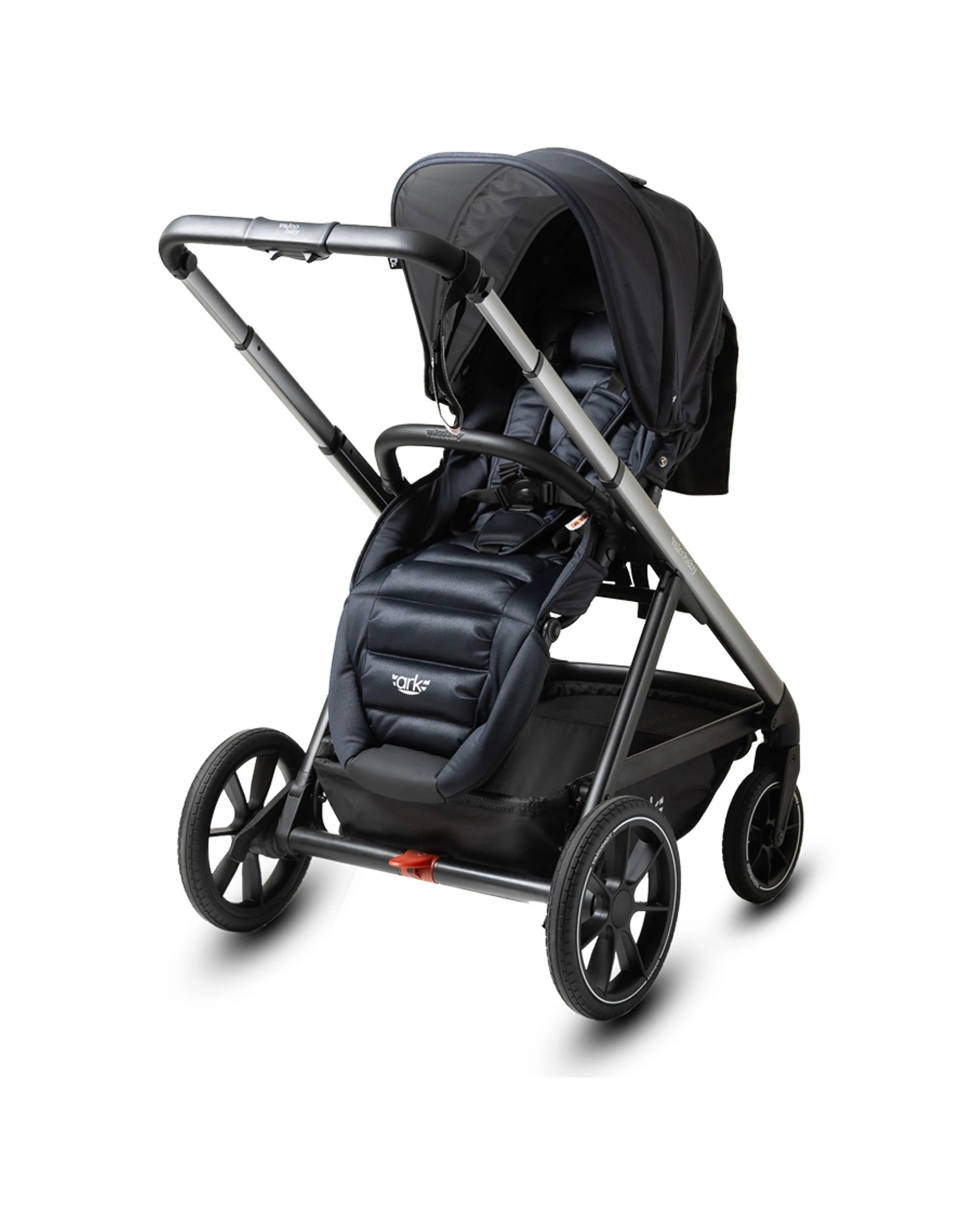1 Valcobaby Ark Stroller Pram With Infinity Frame Onyx - Black, 1 of 7