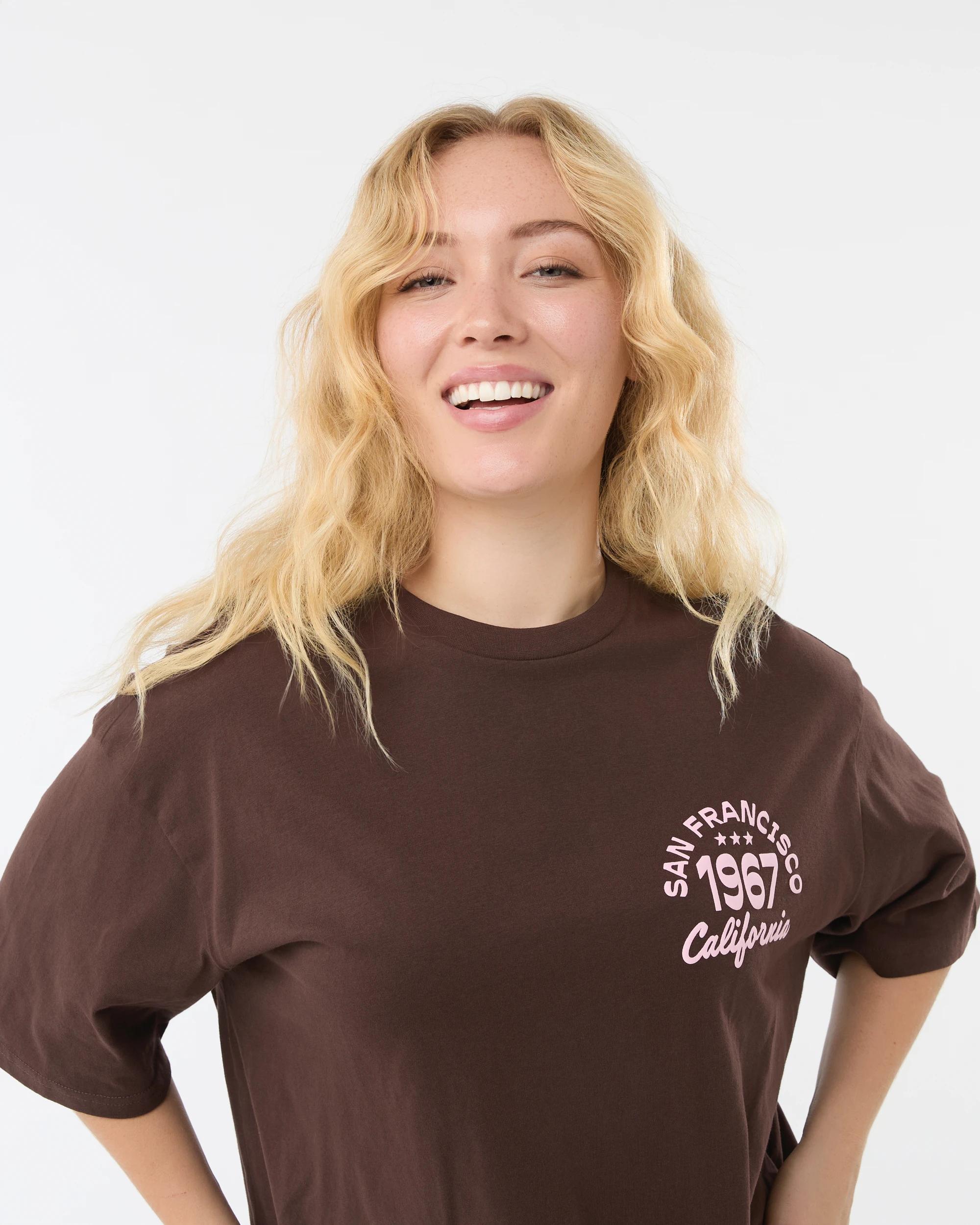 5 Short Sleeve Oversized Chopped Print T-shirt 1967, 5 of 7