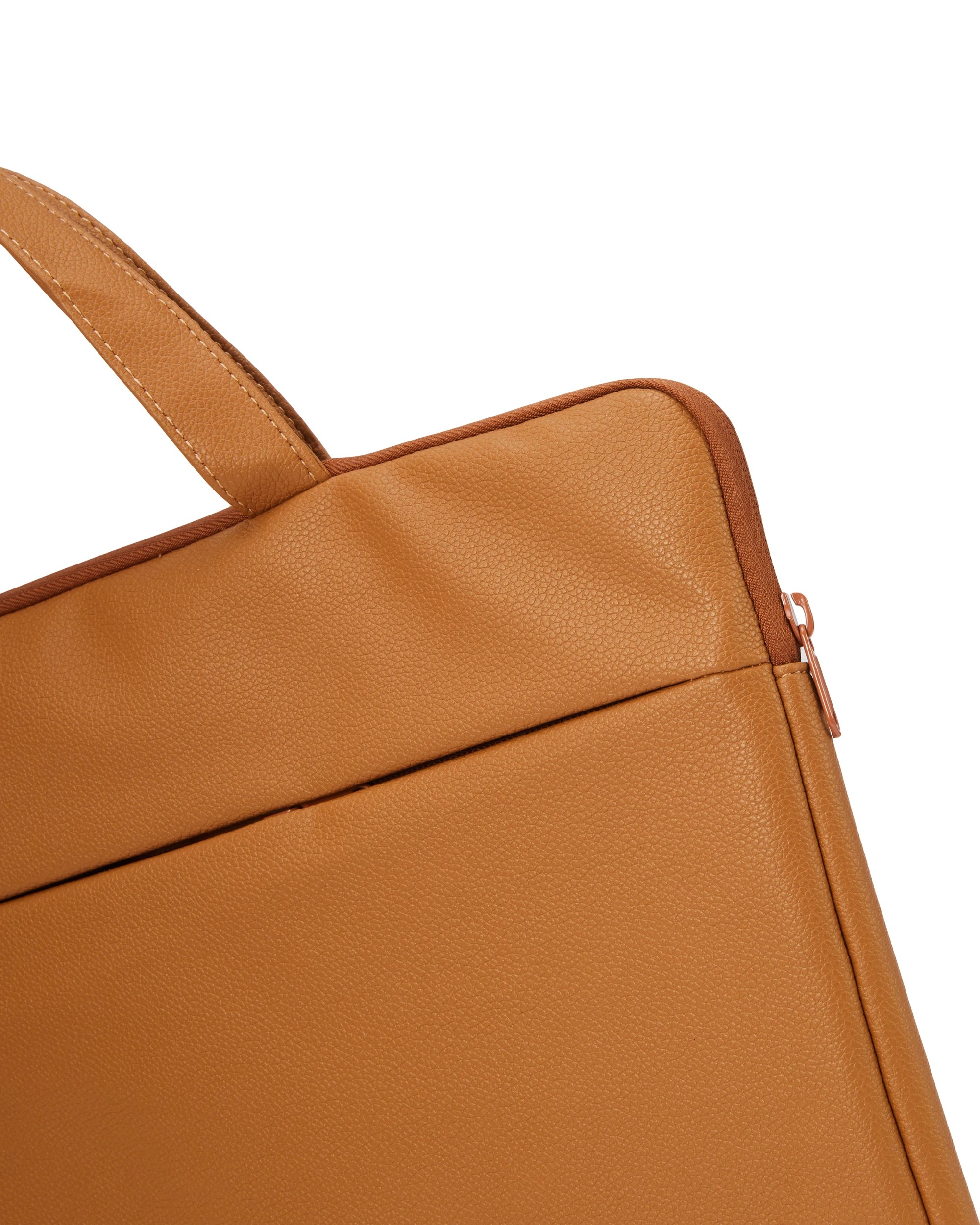 3 15in. Laptop PU Bag - Brown, 3 of 7