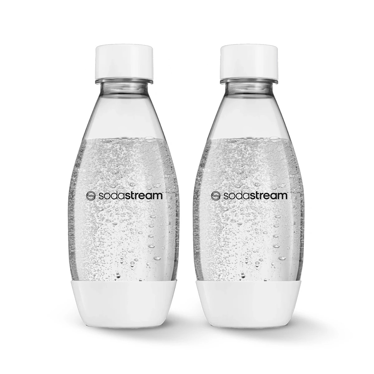 1 2 Pack 500ml SodaStream Fuse Carbonating Bottles - White