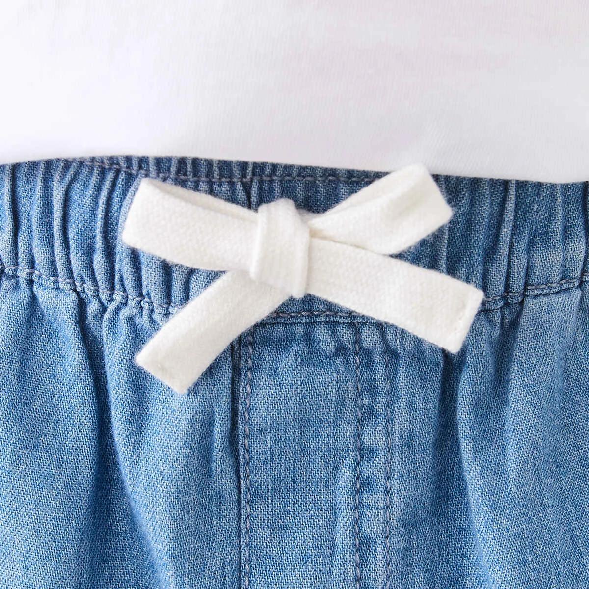 3 Cargo Denim Shorts Light Wash, 3 of 8