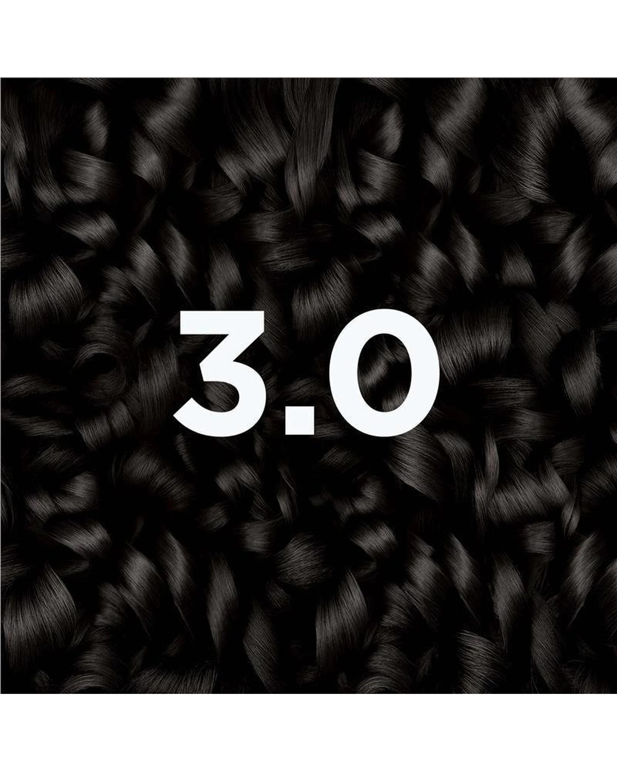 6 3 x Garnier Permanent Hair Colour - 3.0 Dark Chocolate Brown - Brown, 6 of 10