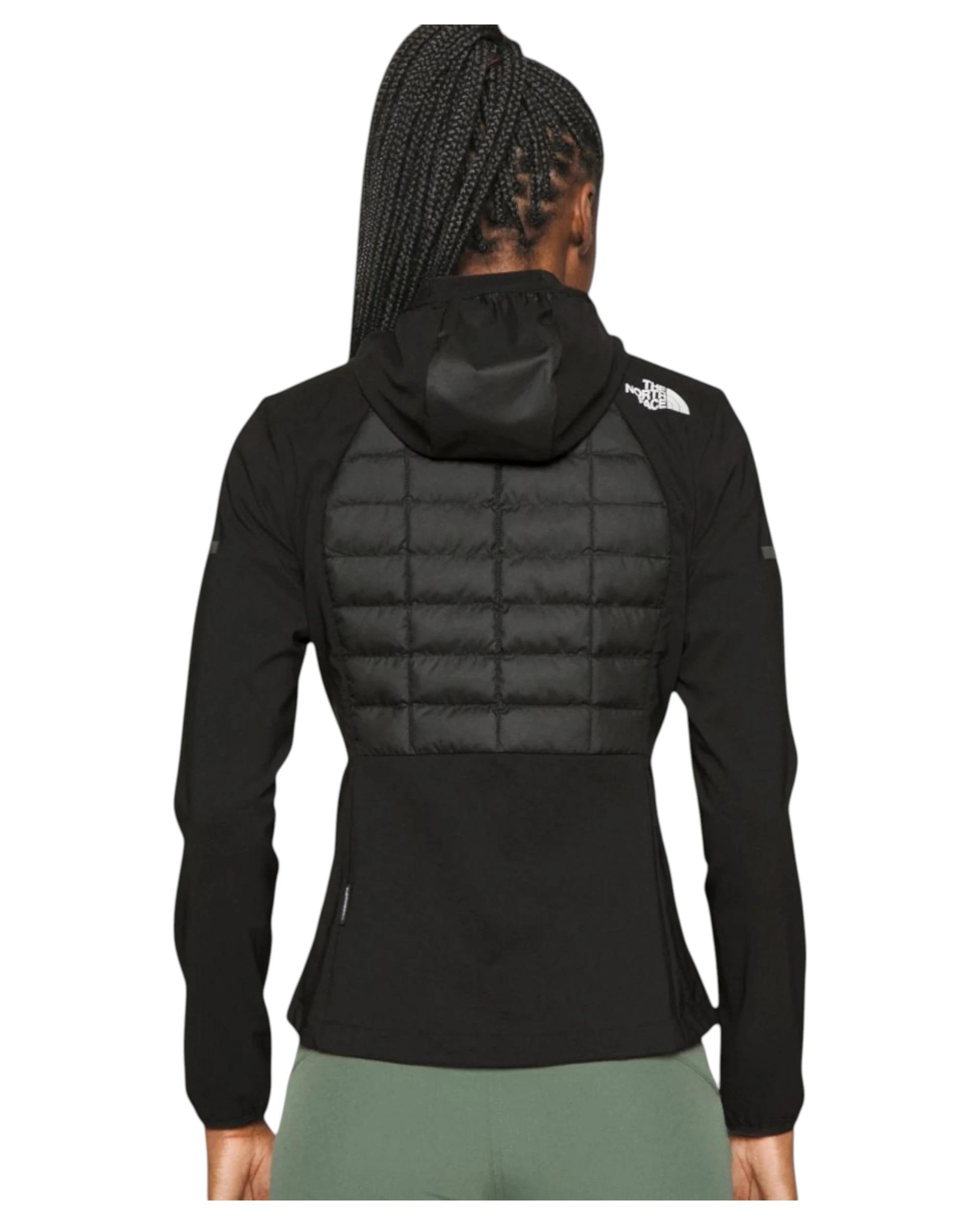 3 The North Face Womens Black Lab Hybrid Thermoball Hooded Jacket BLACK, 3 of 4