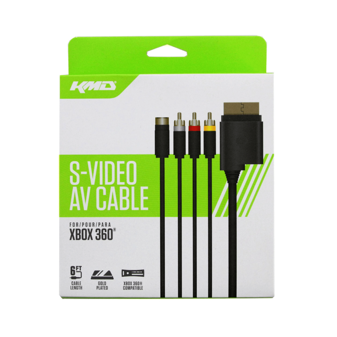 1 KMD Xbox 360 S Video AV Cable, 1 of 3