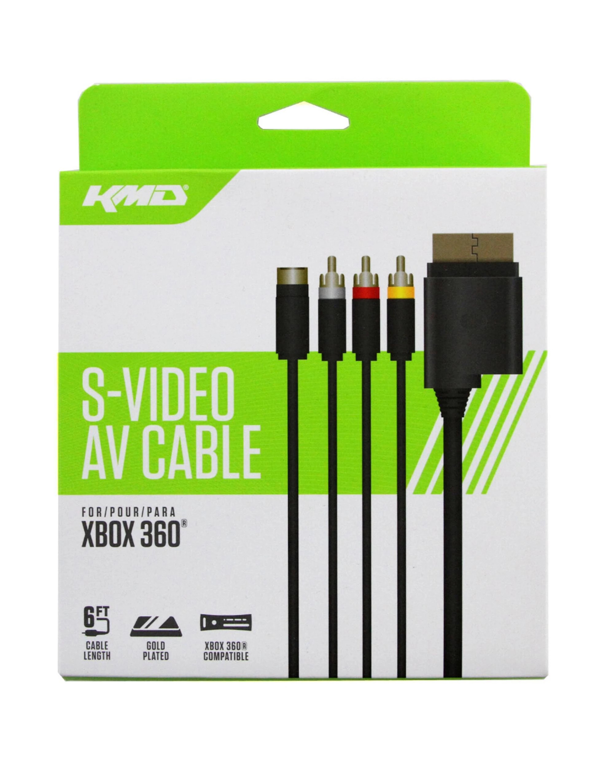 1 KMD Xbox 360 S Video AV Cable, 1 of 3