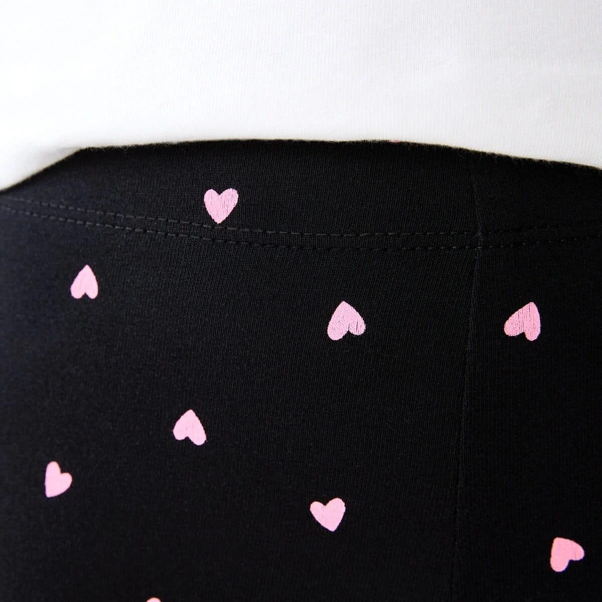 3 Printed Bike Shorts SKIPPING HEARTS BLACK, 3 of 5