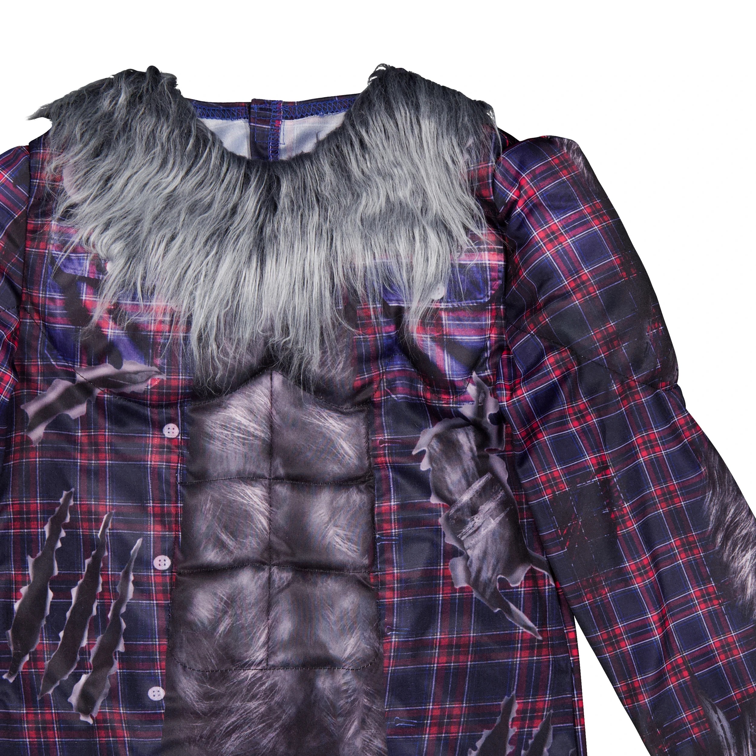 4 2 Piece Werewolf Costume with Mask - Ages 6 -8, 4 of 6