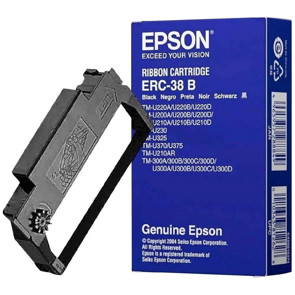 1 Epson Ribbon Black ERC-38B, 1 of 1